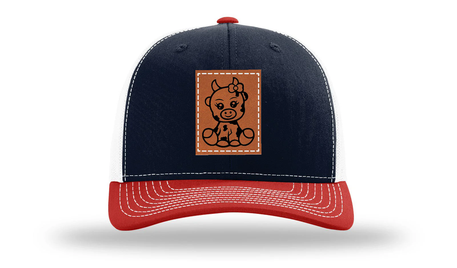 Baby Cow Leather Patch Richardson 112 Hat - Image 40