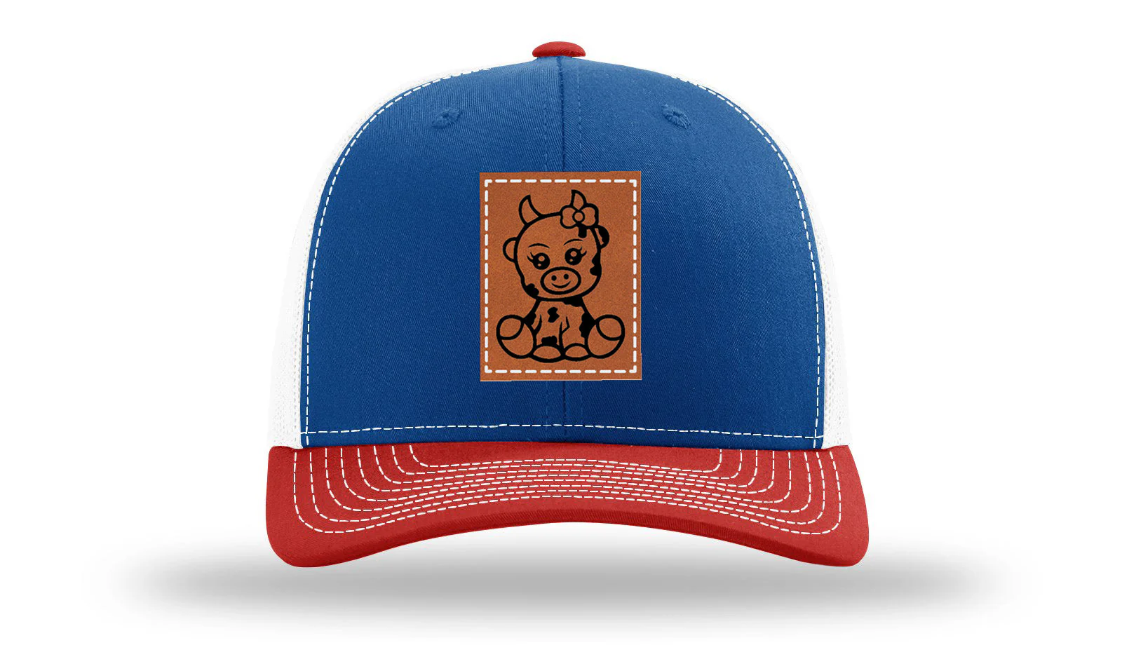 Baby Cow Leather Patch Richardson 112 Hat - Image 42