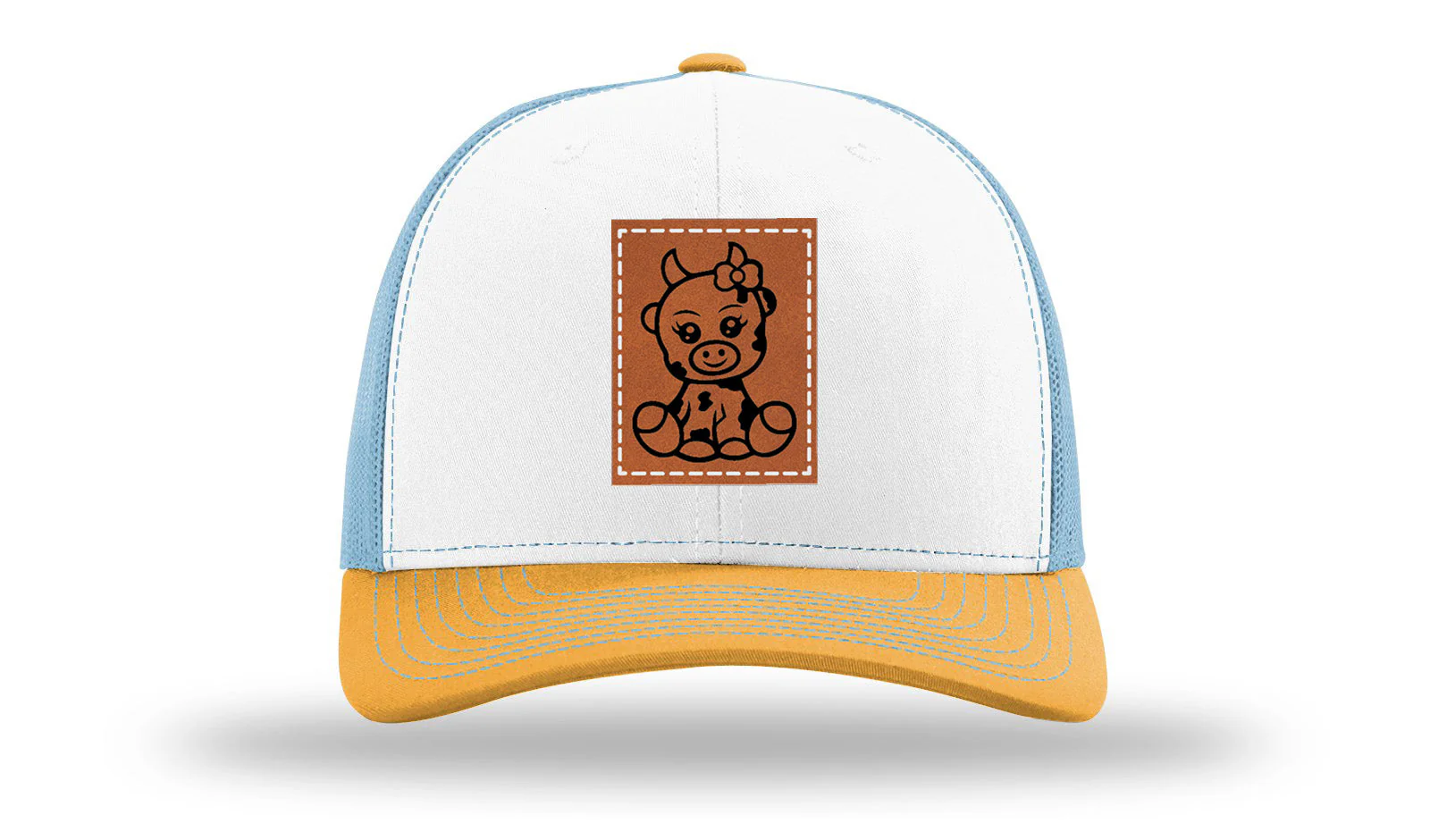 Chicken Leather Patch Richardson 112 Hat - Image 43