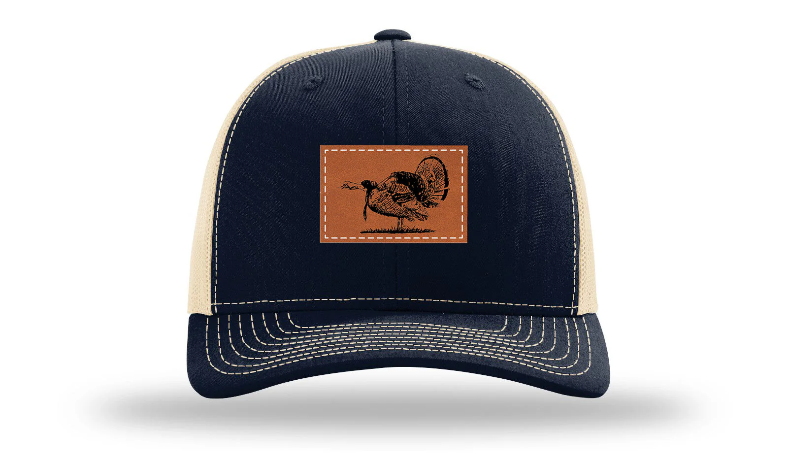 Turkey Strut Leather Patch Richardson 112 Hat - Image 28