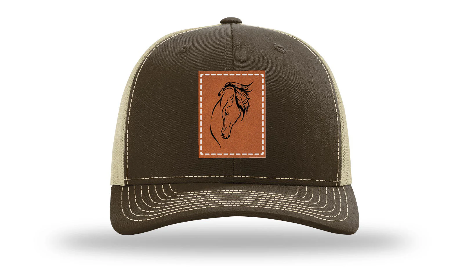 Horse 2 Leather Patch Richardson 112 Hat - Image 8