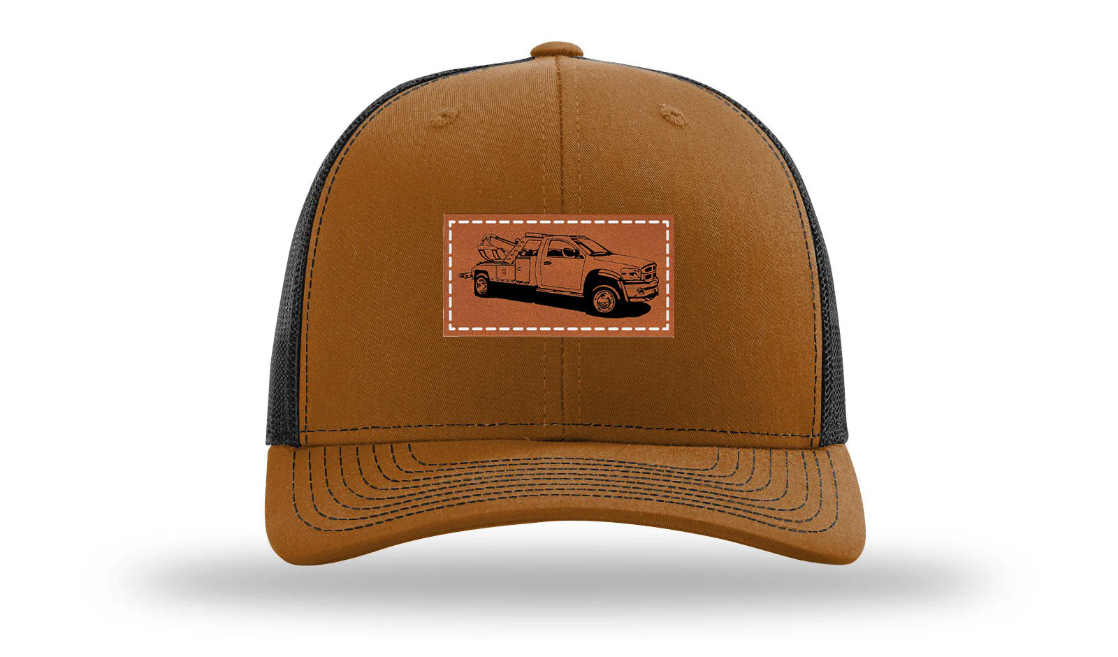 Tow Truck Leather Patch Richardson 112 Hat - Image 10