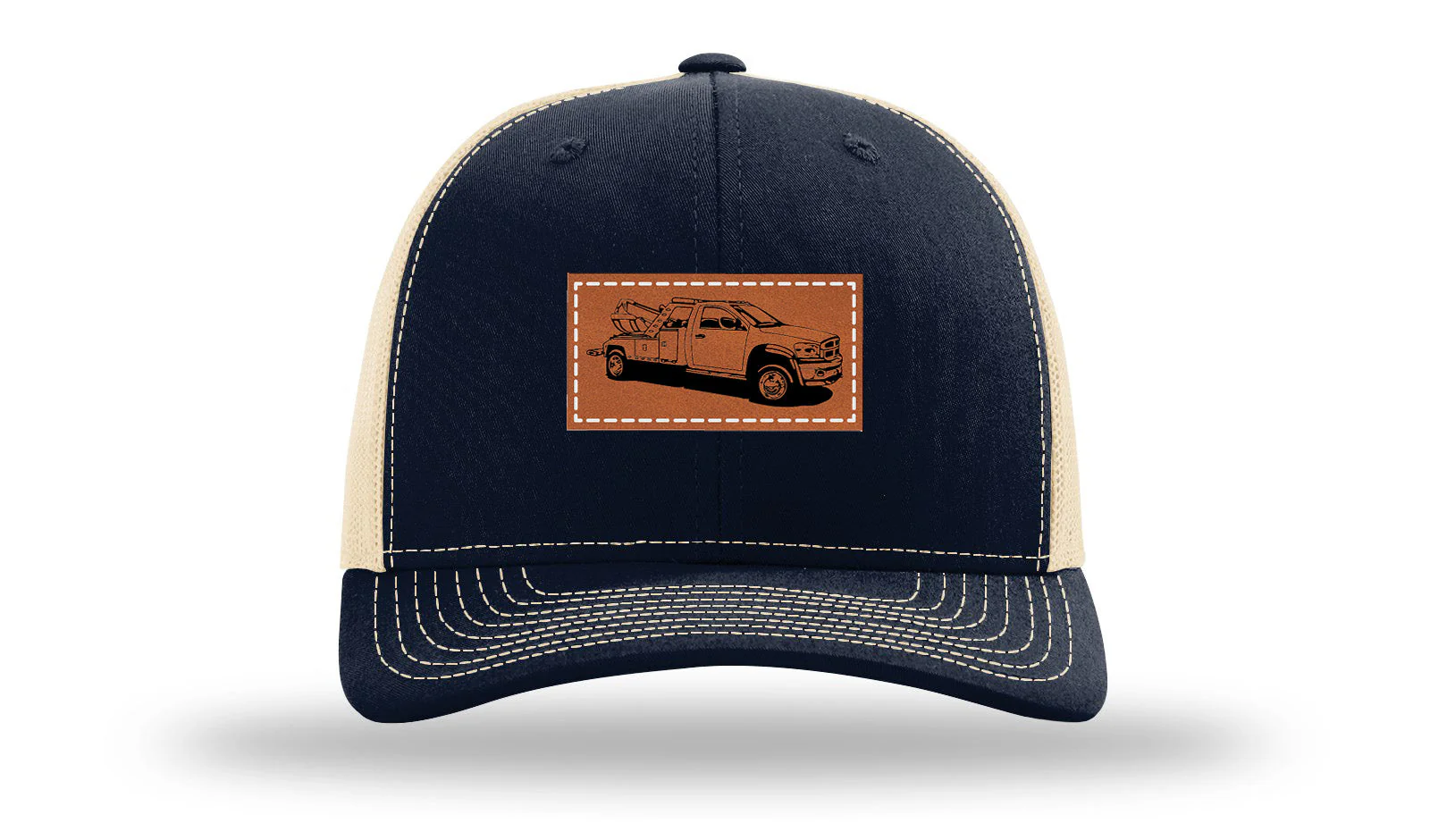 Tow Truck Leather Patch Richardson 112 Hat - Image 28