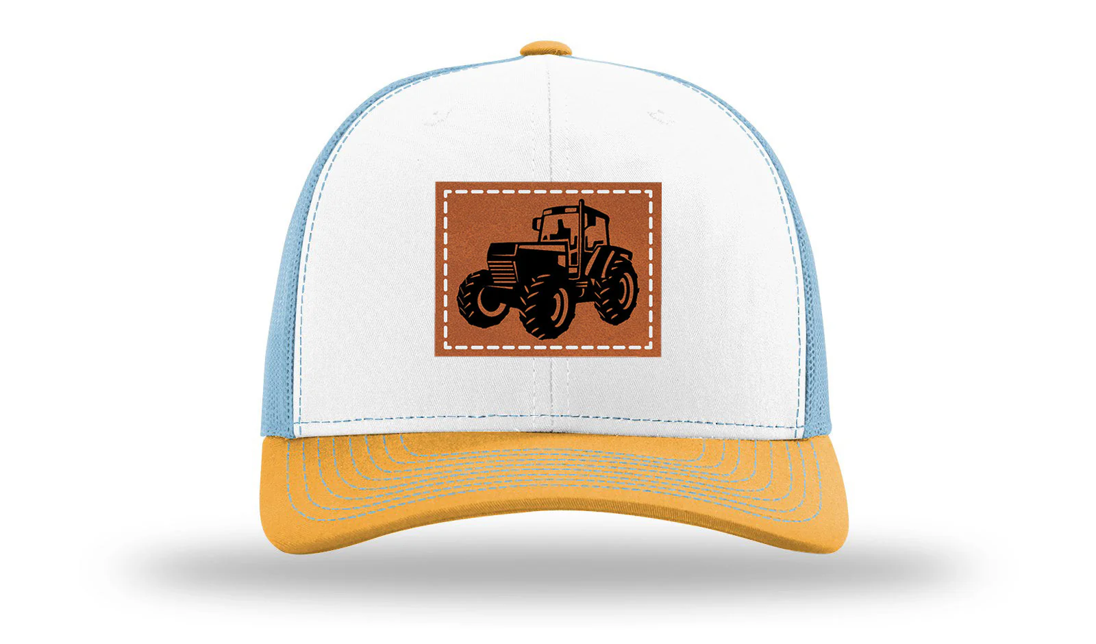 Tractor Leather Patch Richardson 112 Hat - Image 43