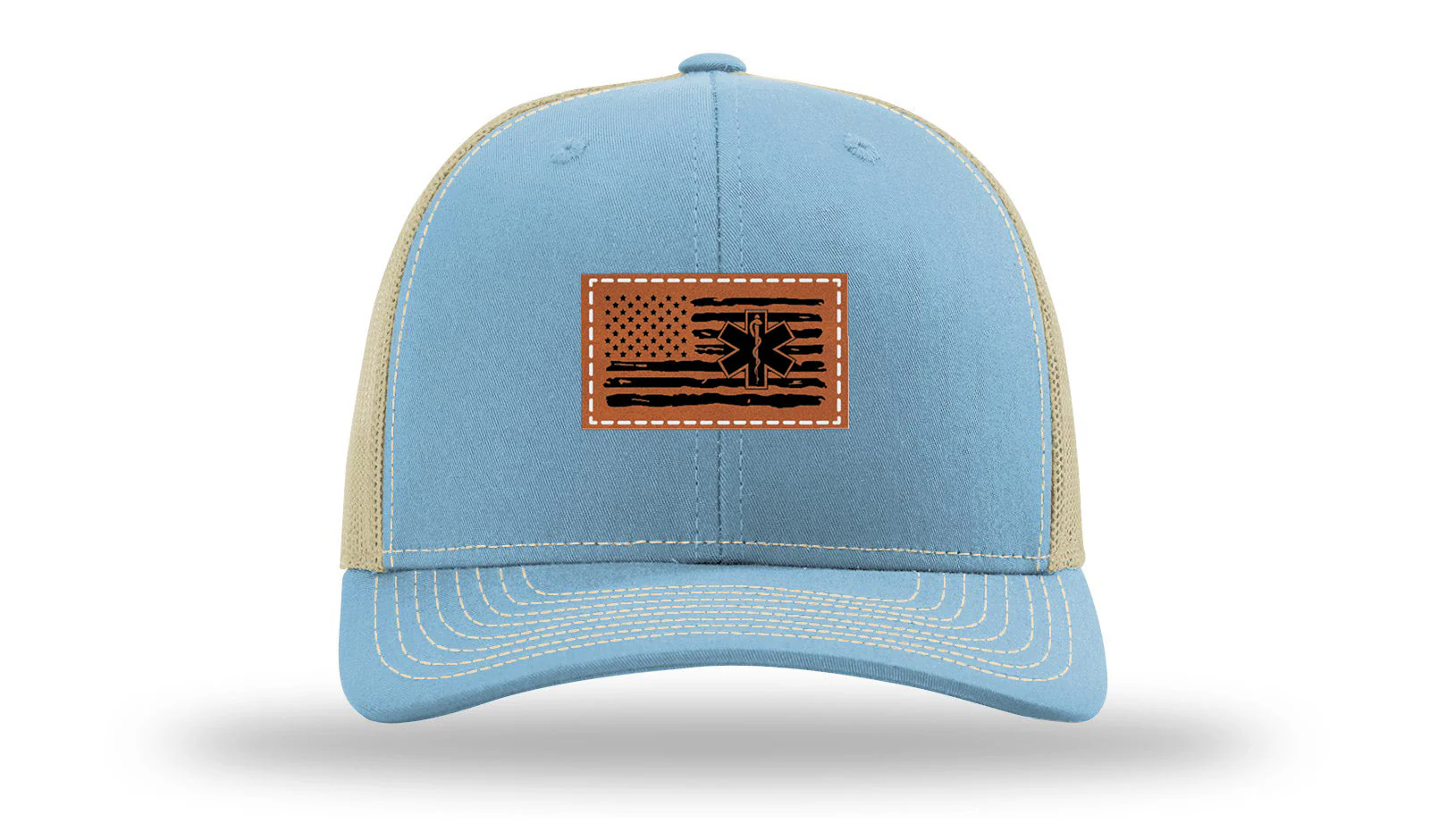 EMS Flag Leather Patch Richardson 112 Hat - Image 18