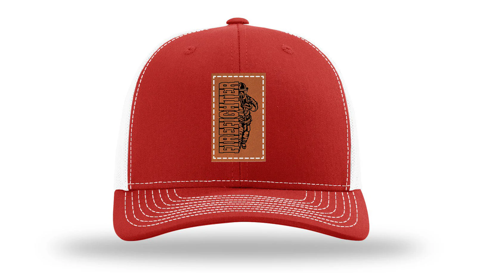Firefighter Leather Patch Richardson 112 Hat - Image 31