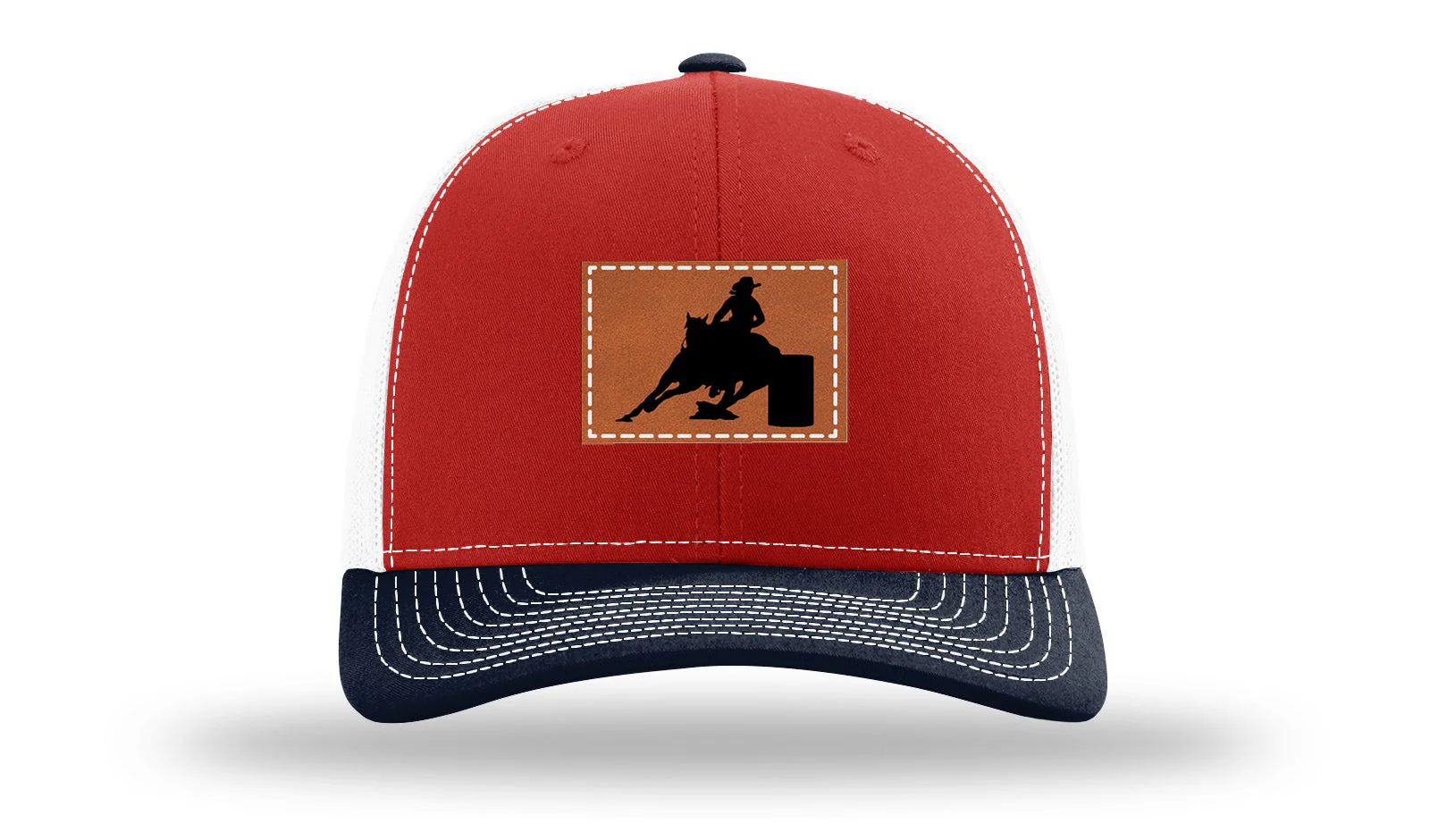 Barrel Racer Leather Patch Richardson 112 Hat - Image 41