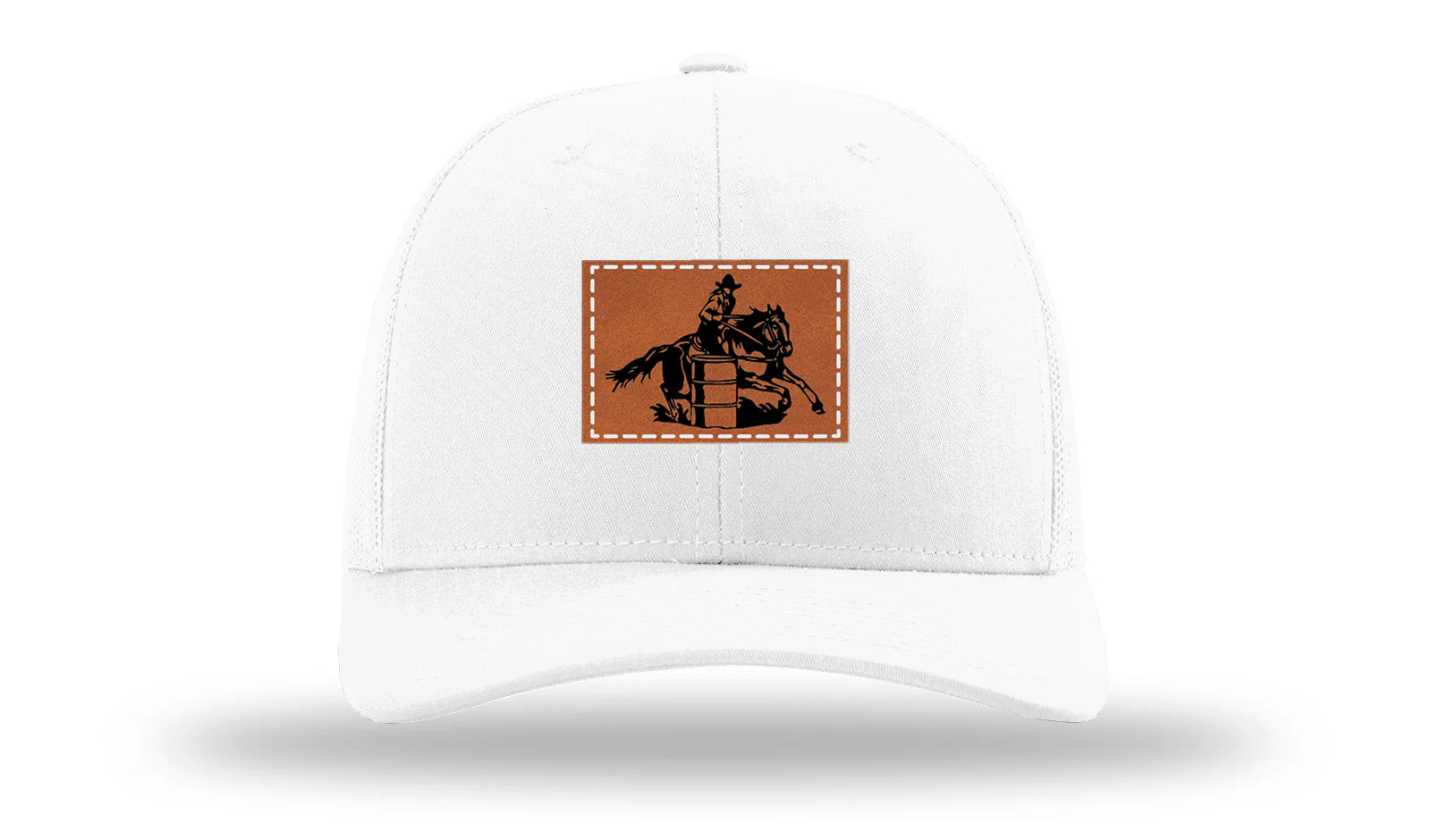 Barrel Racer 2 Leather Patch Richardson 112 Hat - Image 5