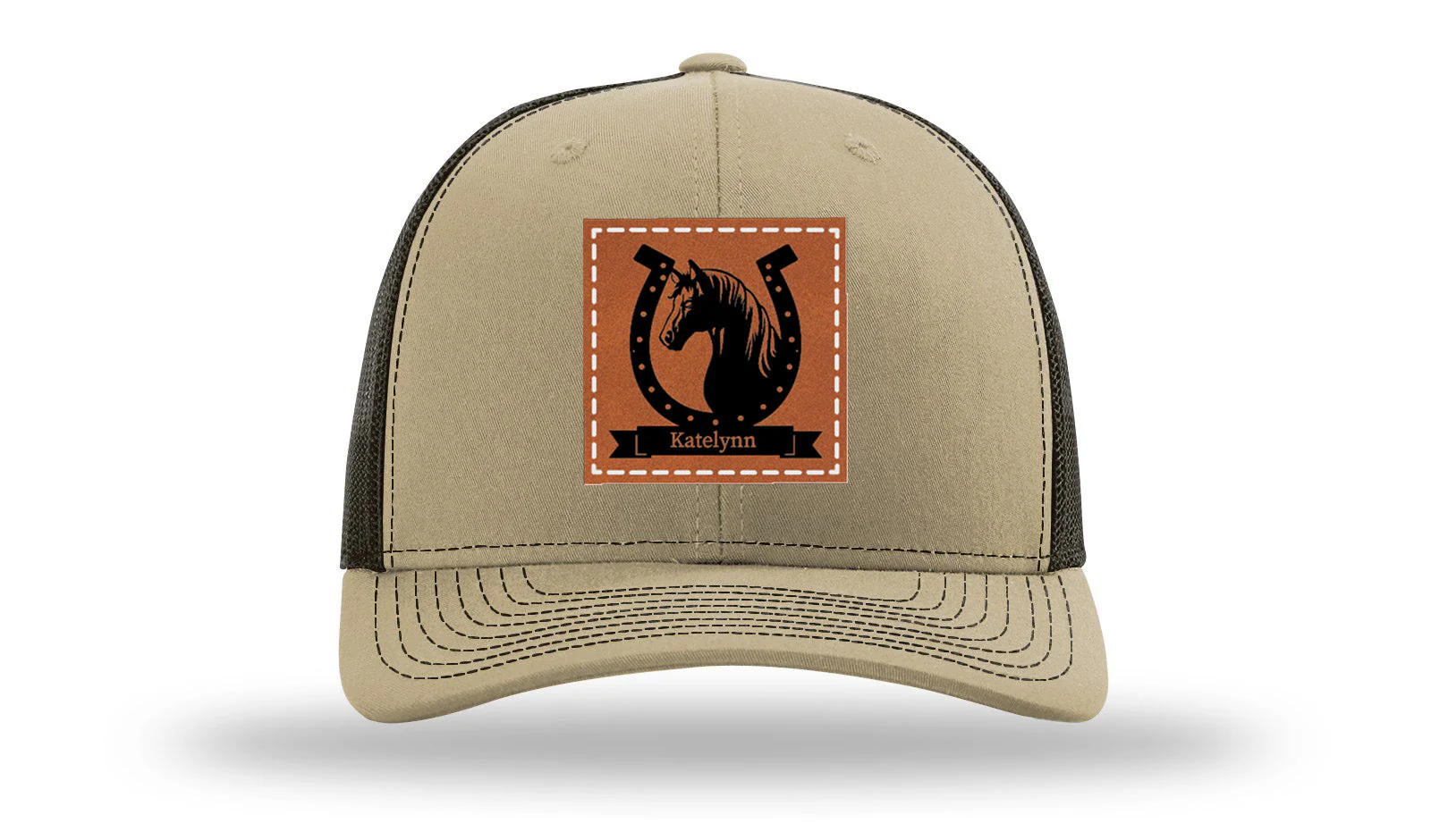 Horseshoe Banner Leather Patch Richardson 112 Hat - Image 23