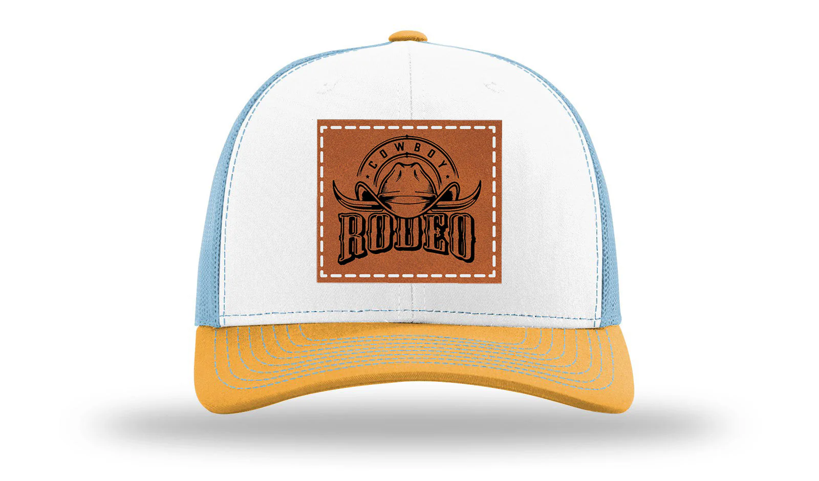 Rodeo Cowboy Leather Patch Richardson 112 Hat - Image 43