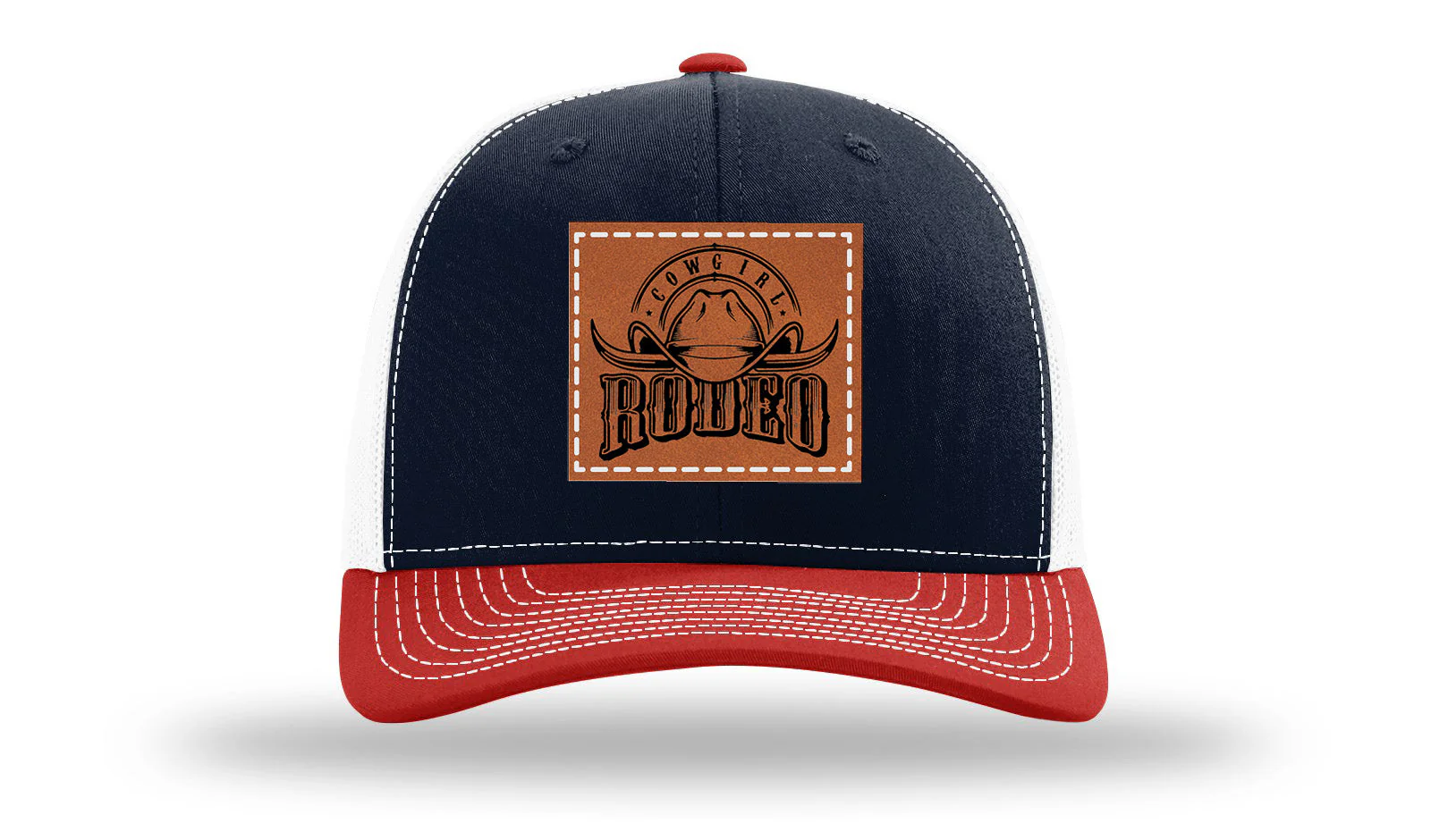 Rodeo Cowgirl Leather Patch Richardson 112 Hat - Image 40