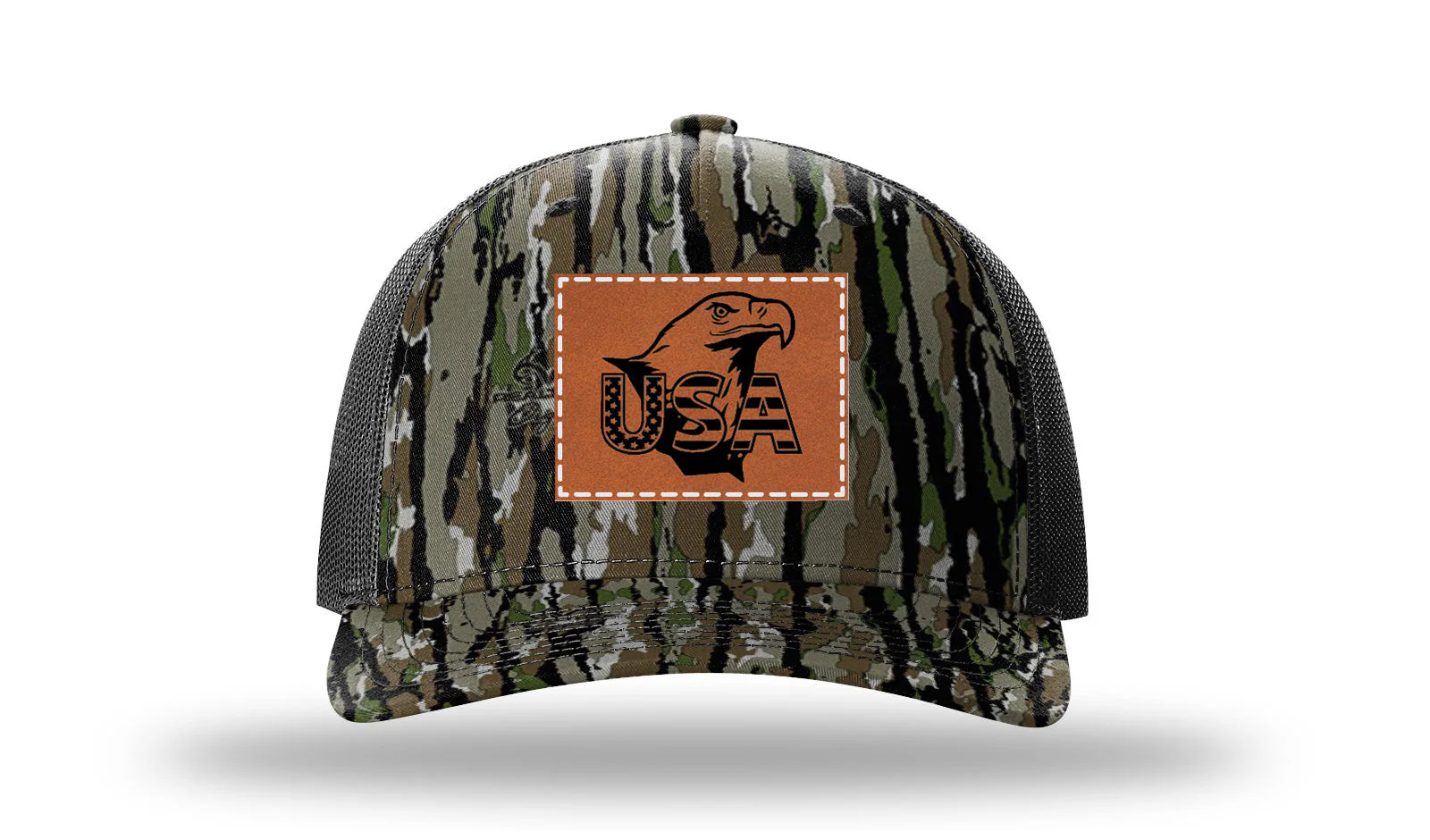 USA Eagle Leather Patch Richardson 112PFP Hat - Image 14