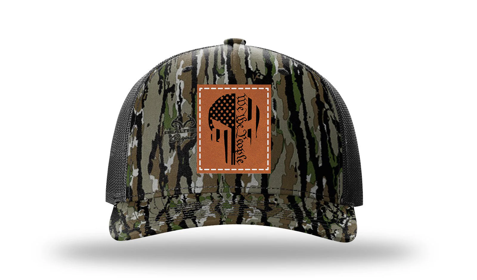 Punisher We The People Leather Patch Richardson 112PFP Hat - Image 14