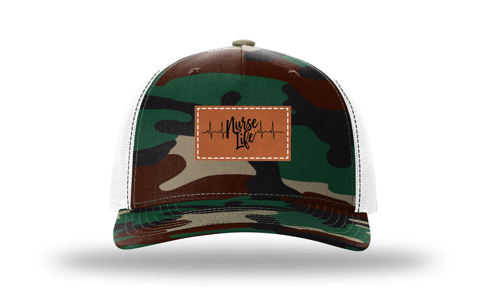 Nurse Life Leather Patch Richardson 112PFP Hat - Image 7