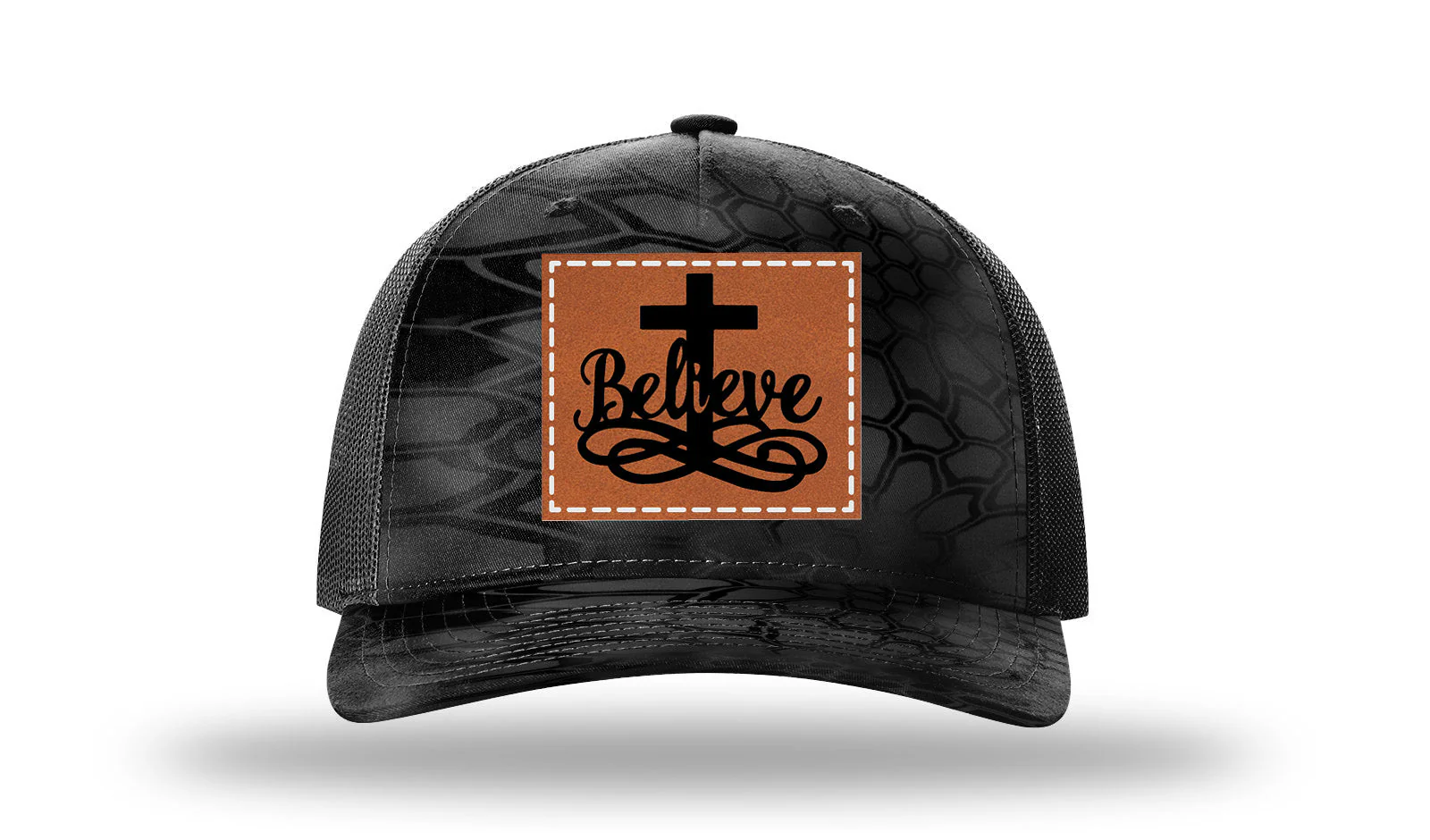 Believe Leather Patch Richardson 112PFP Hat - Image 10