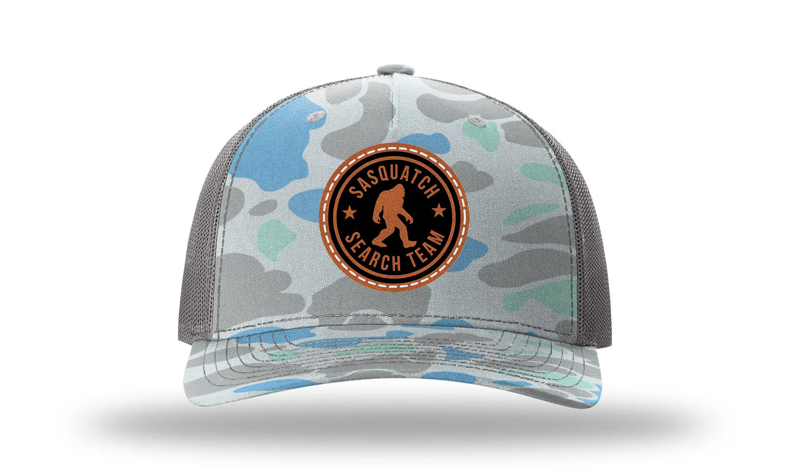 Sasquatch Search Team Leather Patch Richardson 112PFP Hat - Image 16