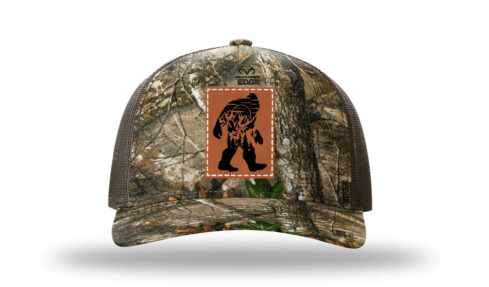Sasquatch Leather Patch Richardson 112PFP Hat - Image 13