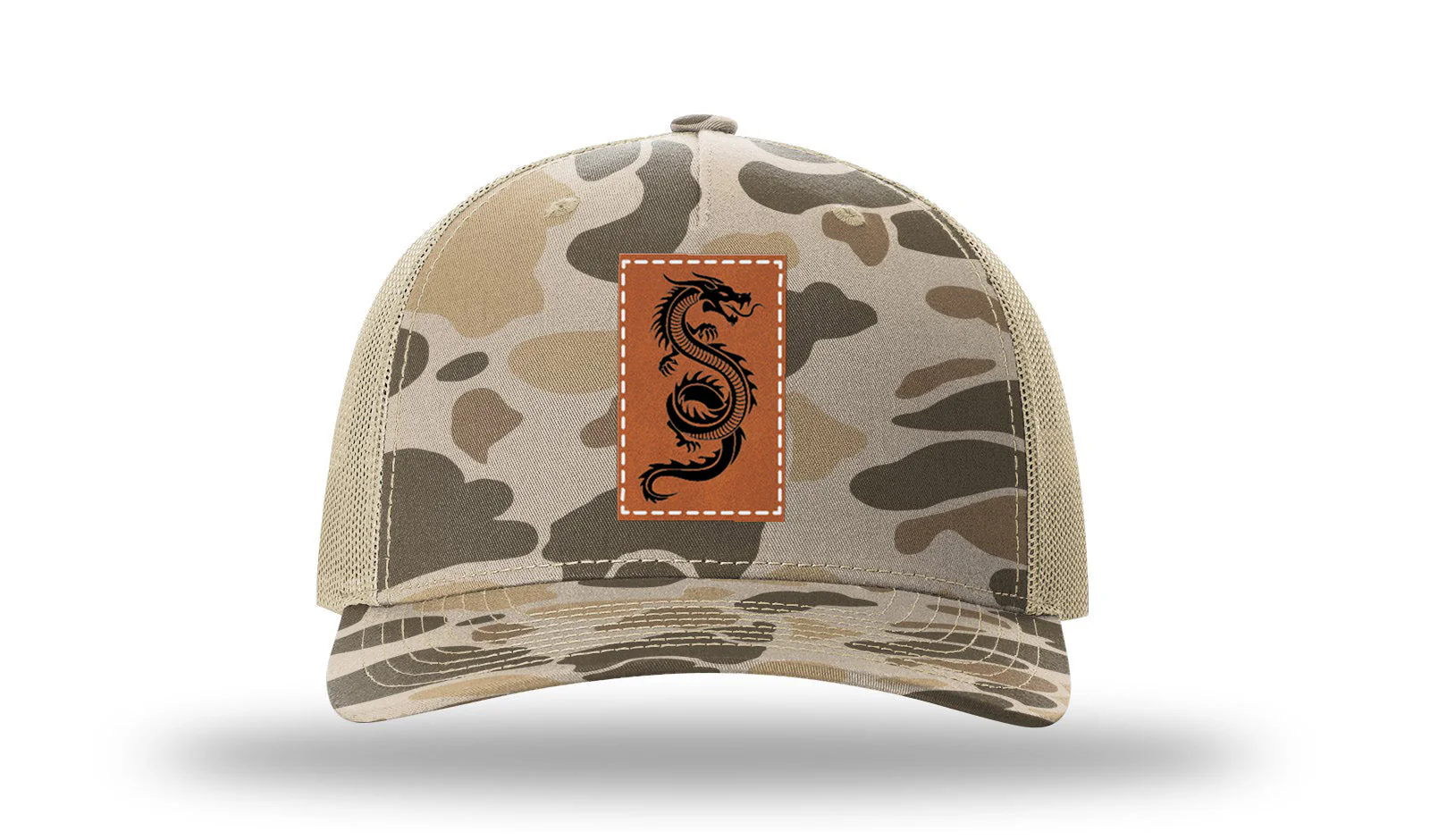 Dragon Leather Patch Richardson 112PFP Hat - Image 8