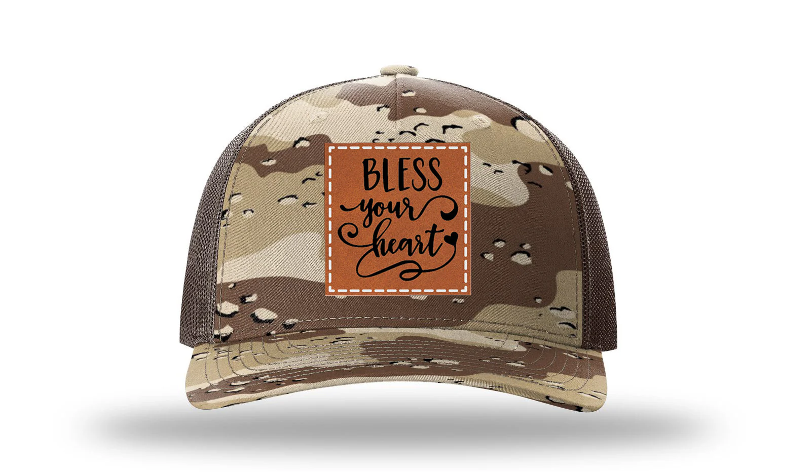 Bless Your Heart Leather Patch Richardson 112PFP Hat - Image 5