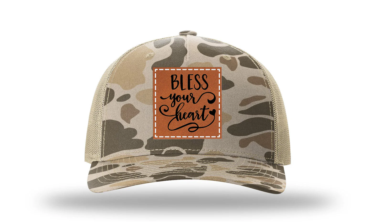 Bless Your Heart Leather Patch Richardson 112PFP Hat - Image 8