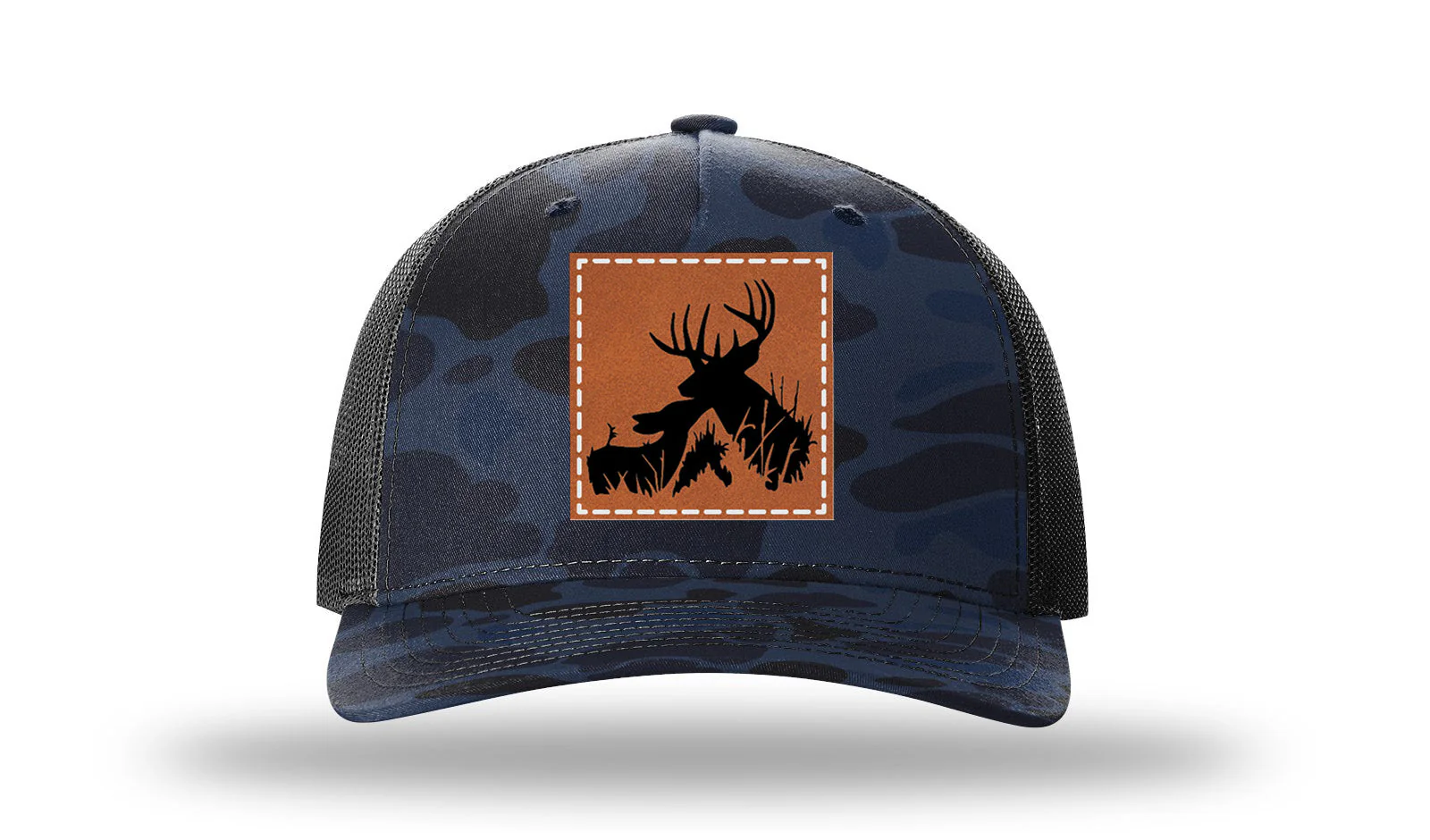 Buck and Doe Leather Patch Richardson 112PFP Hat - Image 11