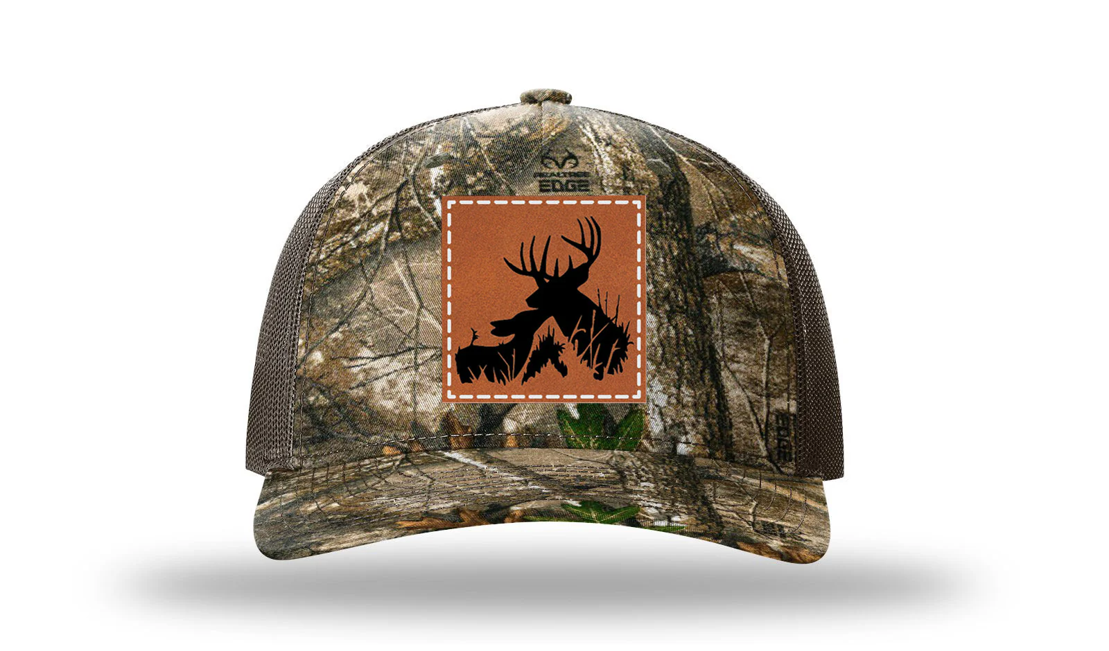 Buck and Doe Leather Patch Richardson 112PFP Hat - Image 13