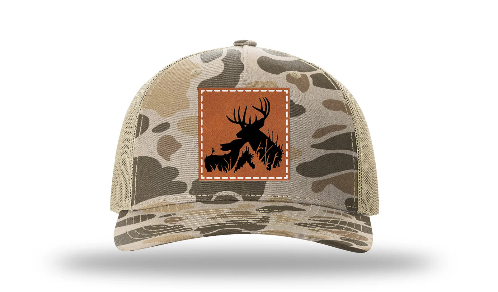 Buck and Doe Leather Patch Richardson 112PFP Hat - Image 8