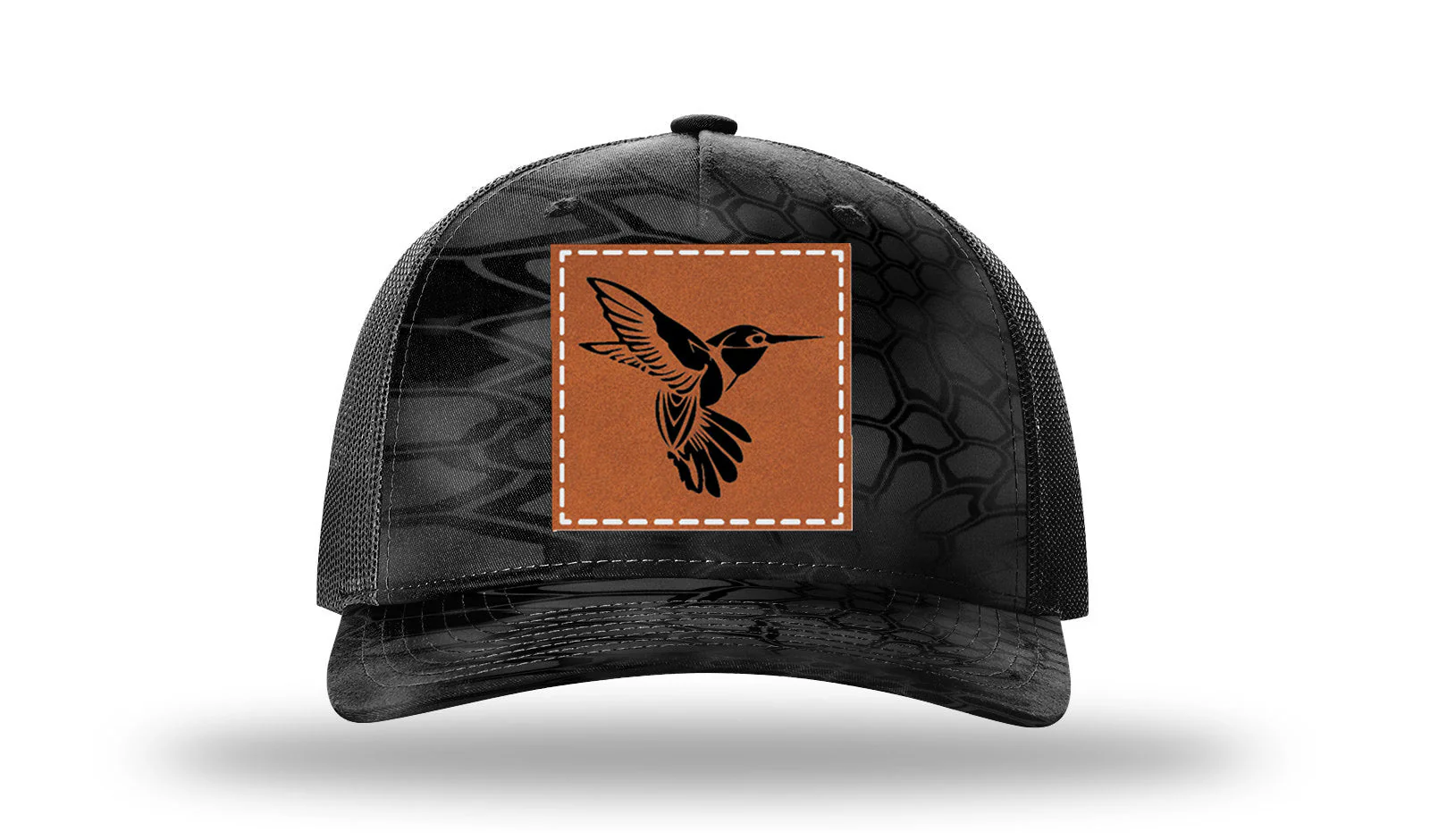 Hummingbird Leather Patch Richardson 112PFP Hat - Image 10