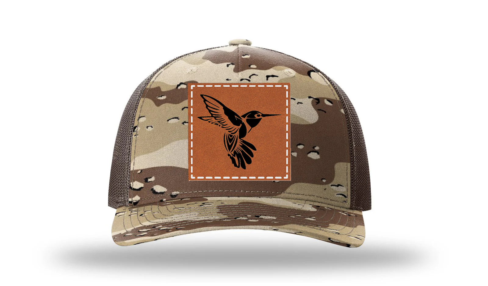 Hummingbird Leather Patch Richardson 112PFP Hat - Image 5
