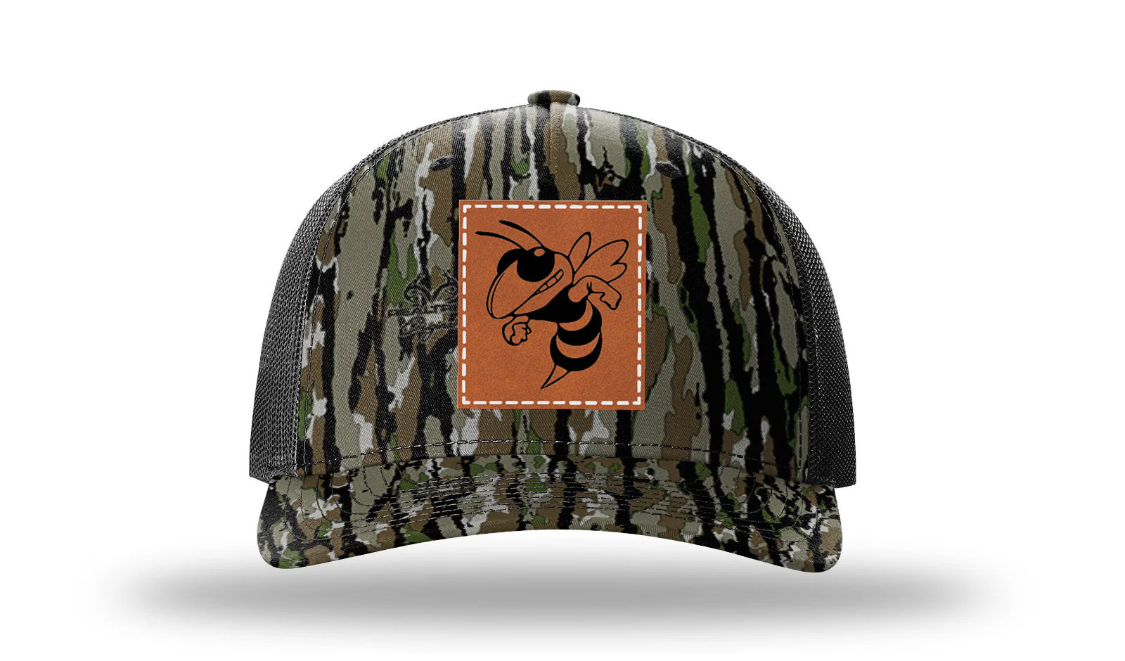 Hornet Leather Patch Richardson 112PFP Hat - Image 14