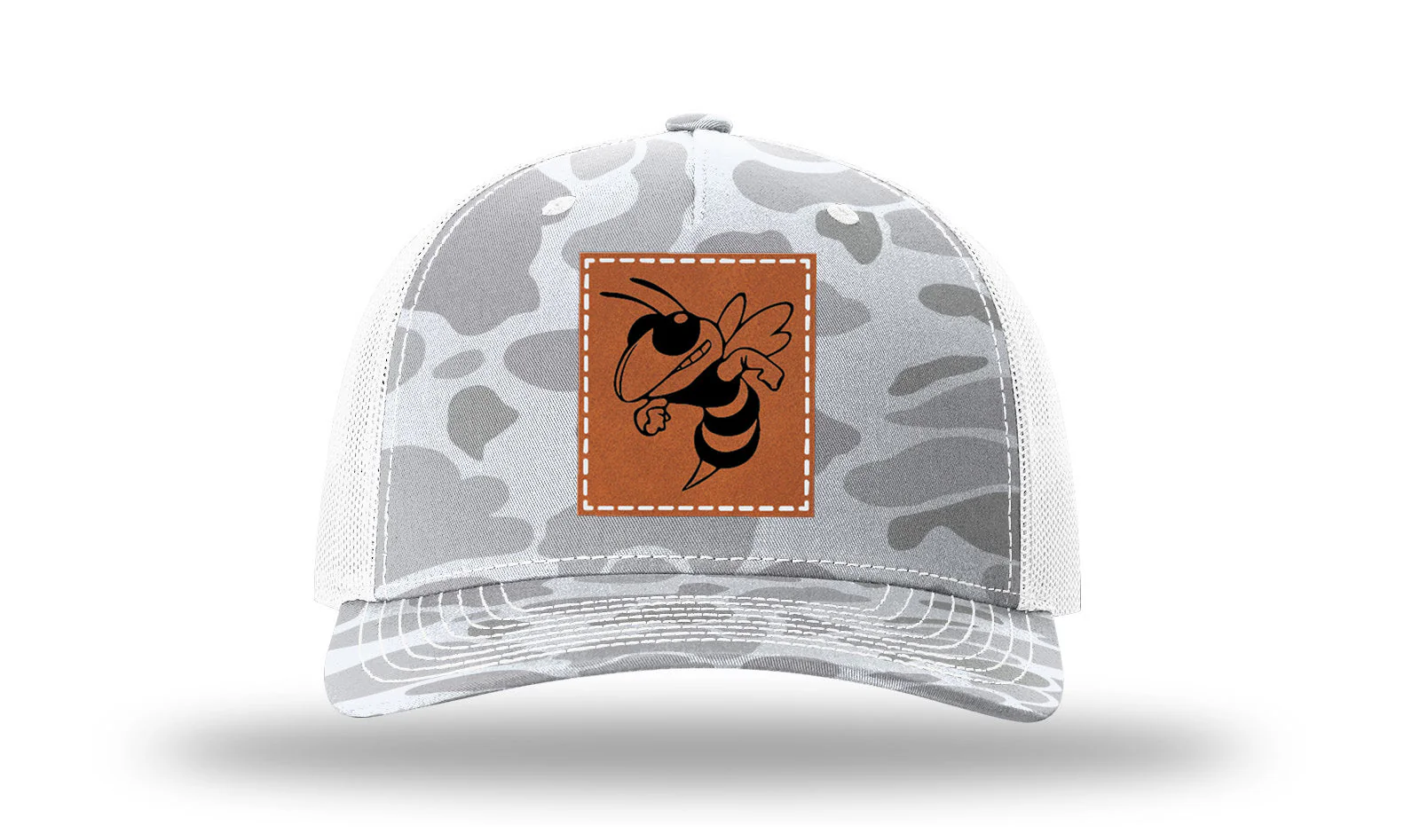 Hornet Leather Patch Richardson 112PFP Hat - Image 4