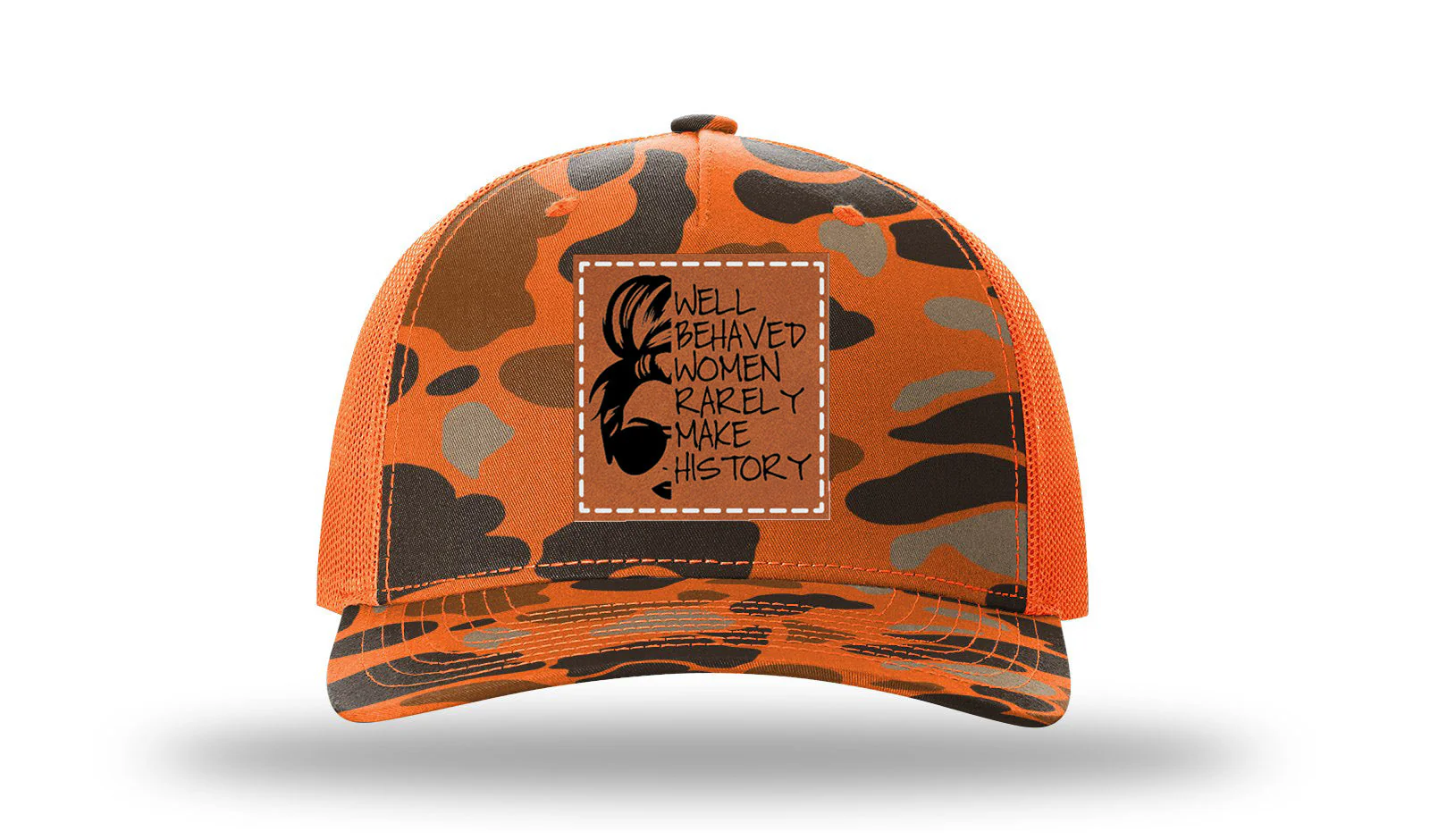 Well Behaved Women Leather Patch Richardson 112PFP Hat - Image 3