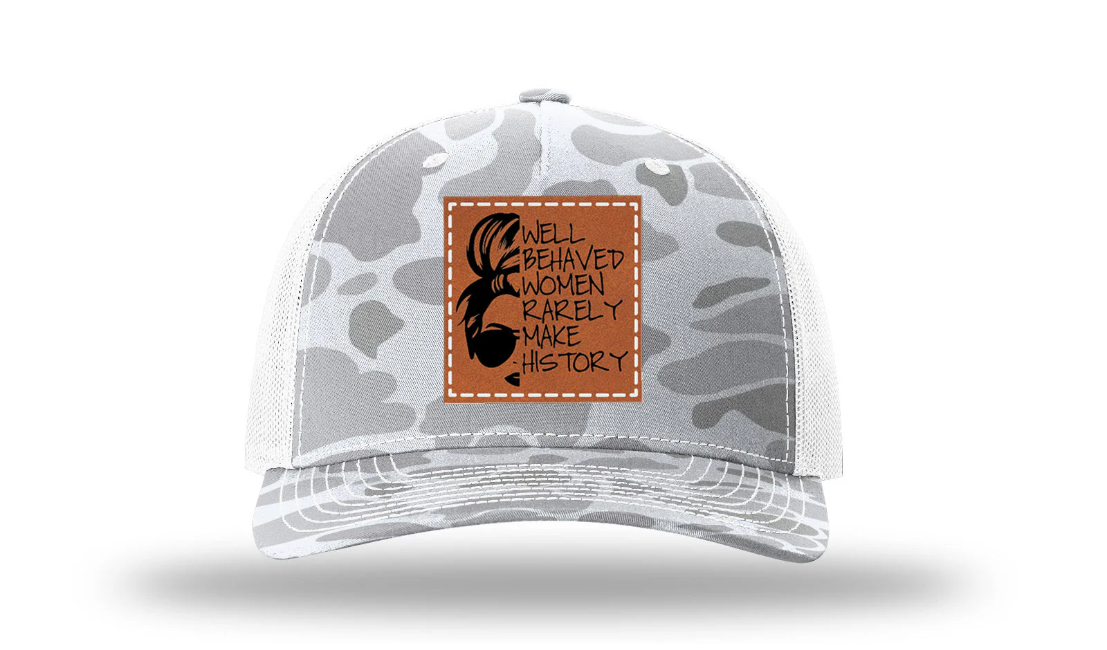 Well Behaved Women Leather Patch Richardson 112PFP Hat - Image 4