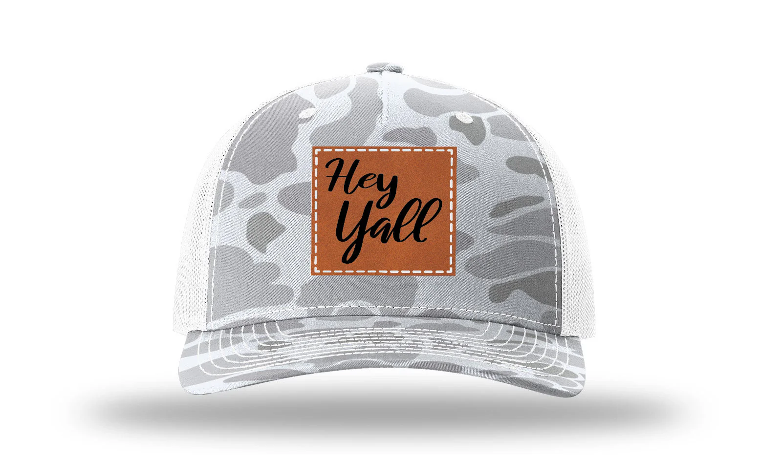Hey Yall Leather Patch Richardson 112PFP Hat - Image 4