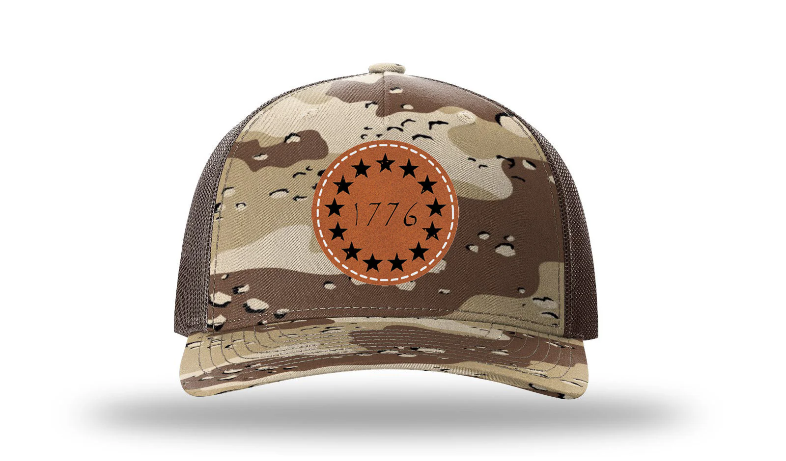1776 Leather Patch Richardson 112PFP Hat - Image 5