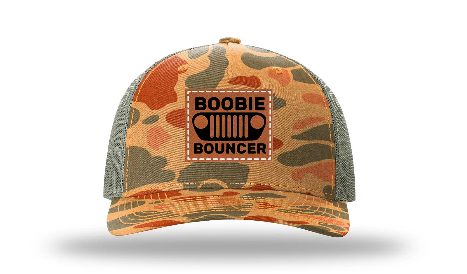 Boobie Bouncer Leather Patch Richardson 112PFP Hat - Image 17