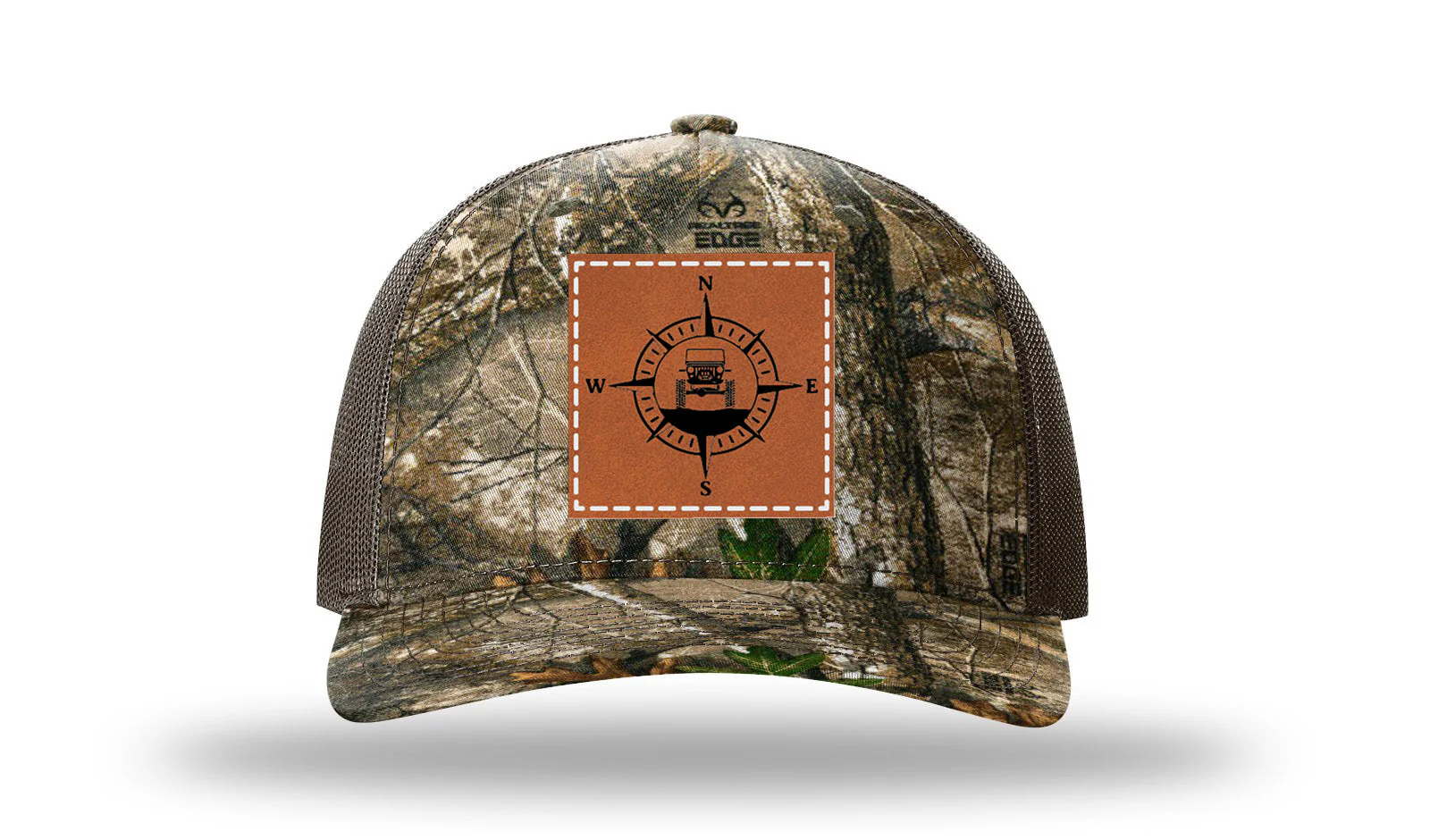 Jeep Compass CJ Leather Patch Richardson 112PFP Hat - Image 13