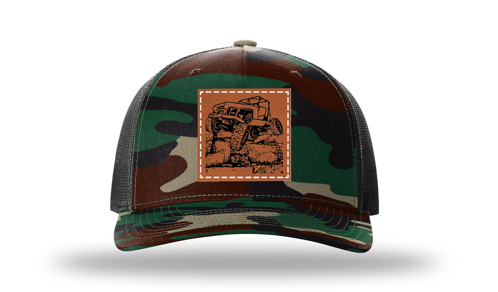 CJ Crawler Leather Patch Richardson 112PFP Hat - Image 6