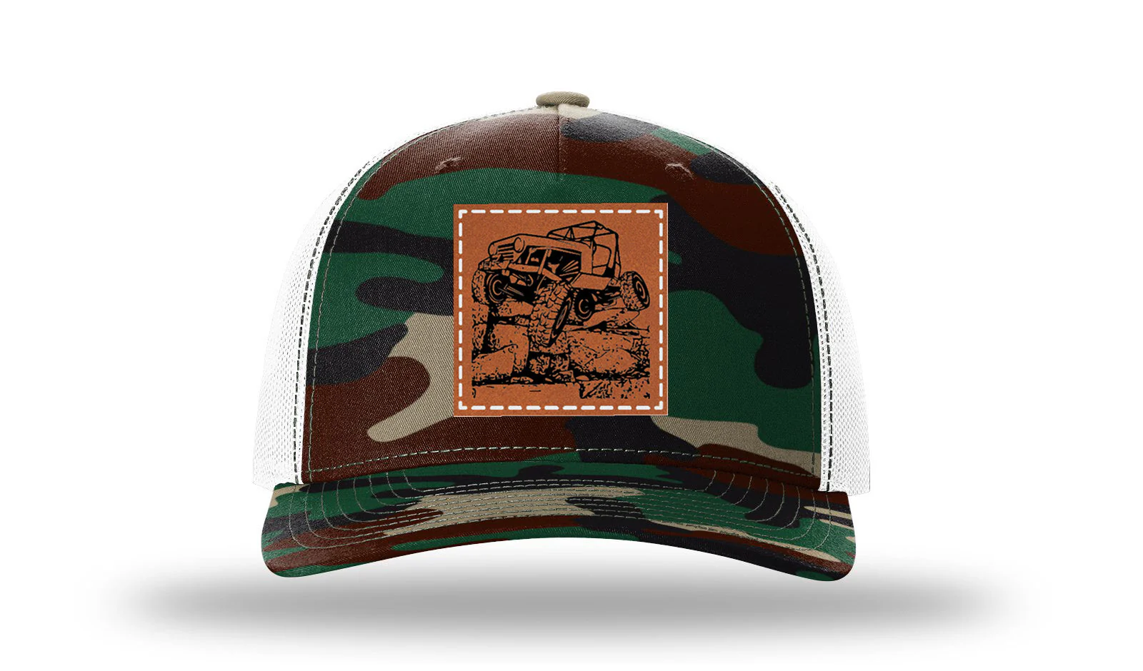 CJ Crawler Leather Patch Richardson 112PFP Hat - Image 7