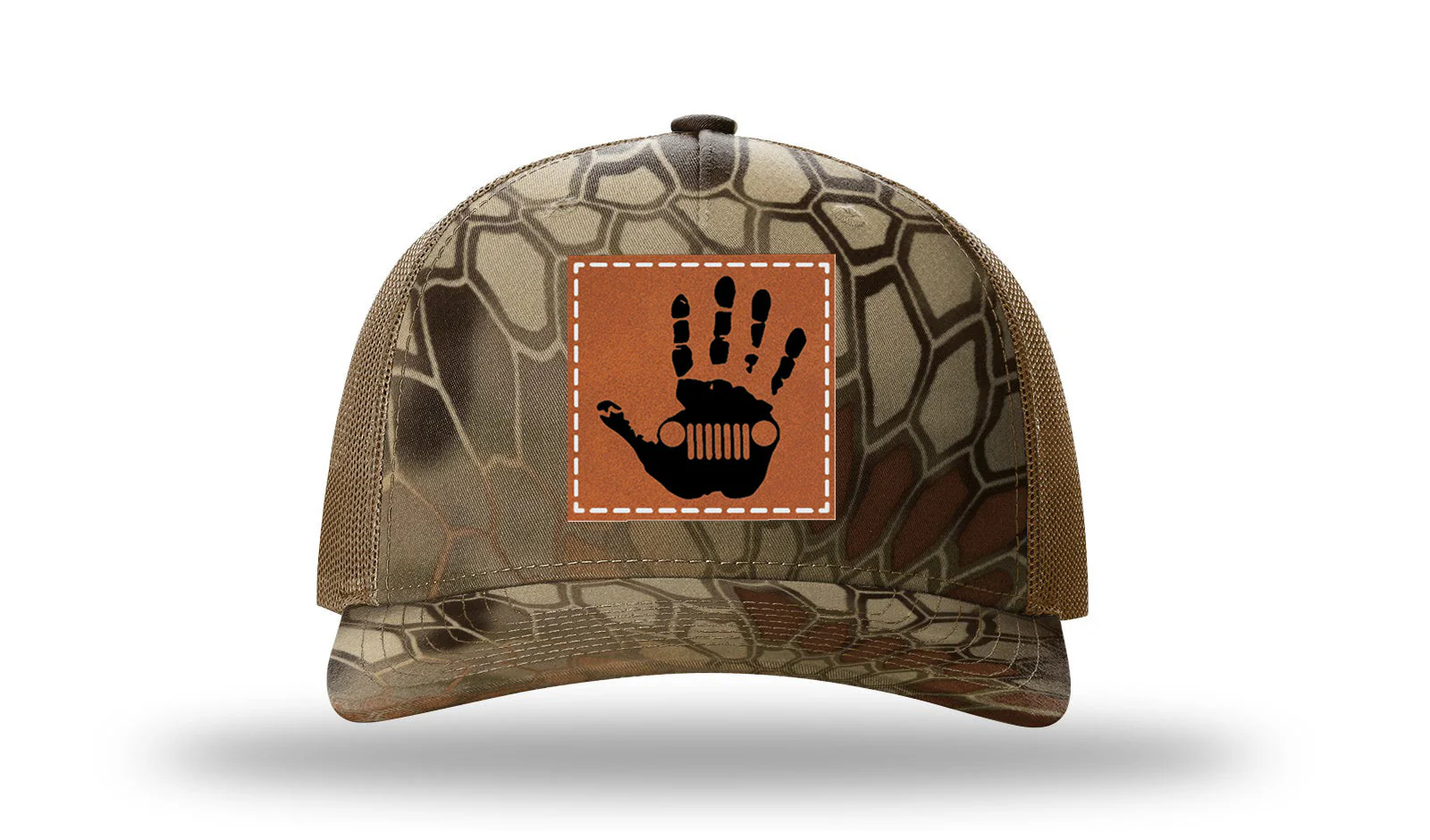 Jeep Wave Leather Patch Richardson 112PFP Hat - Image 9