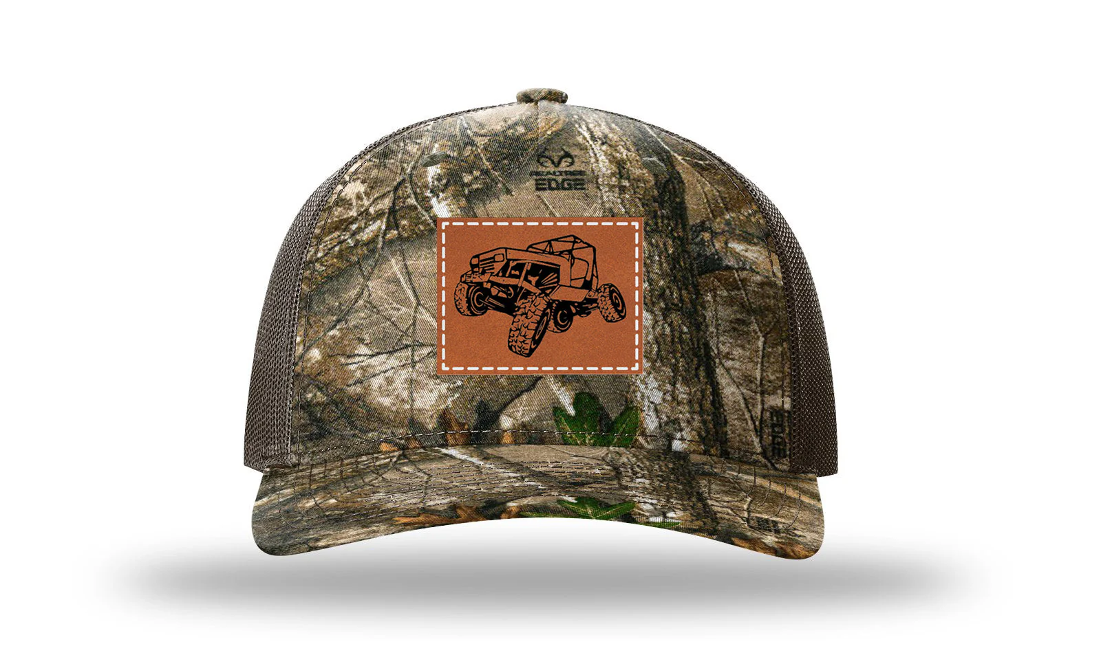 YJ Crawler No Rock Leather Patch Richardson 112PFP Hat - Image 12