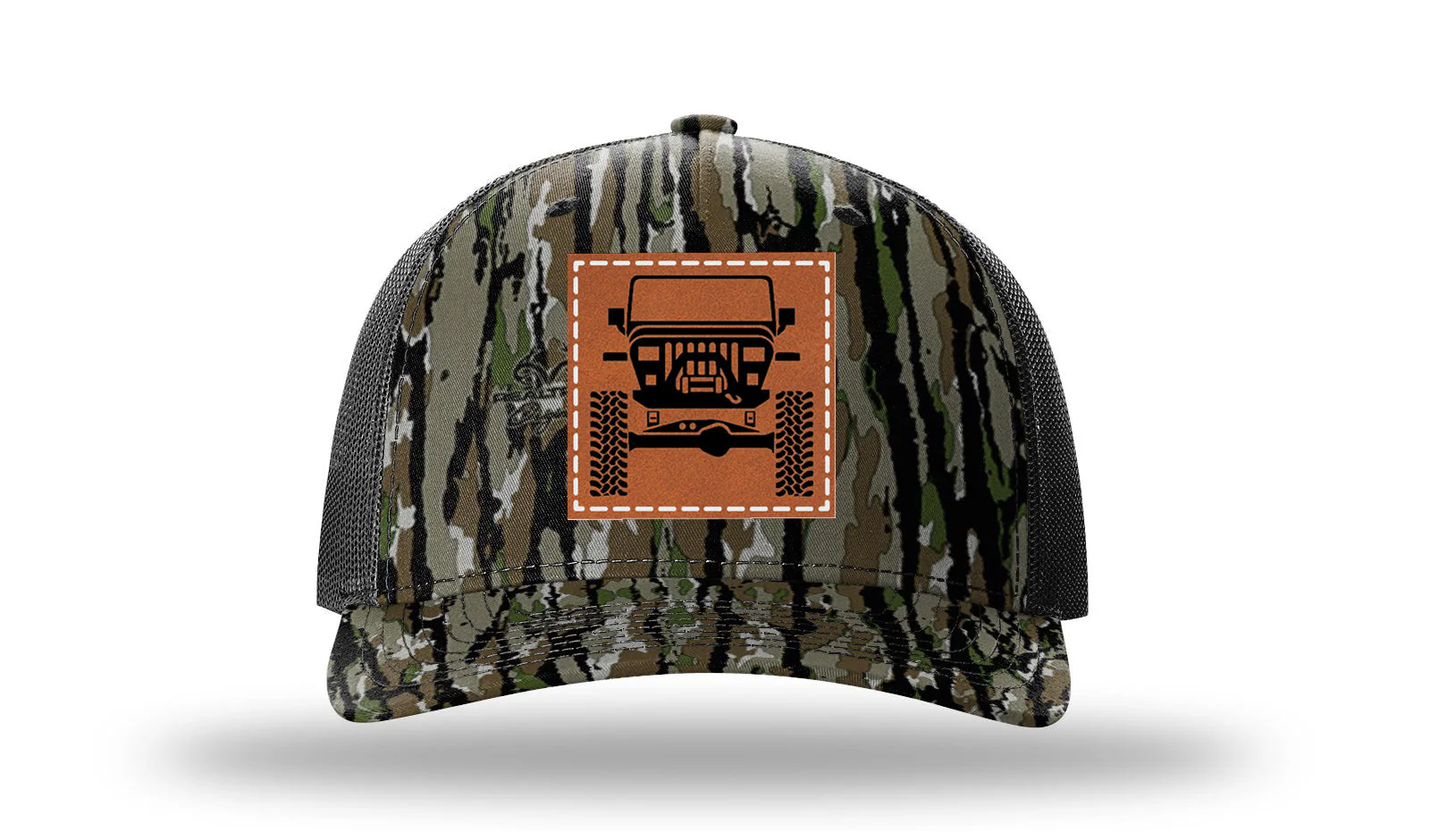Jeep YJ Leather Patch Richardson 112PFP Hat - Image 14