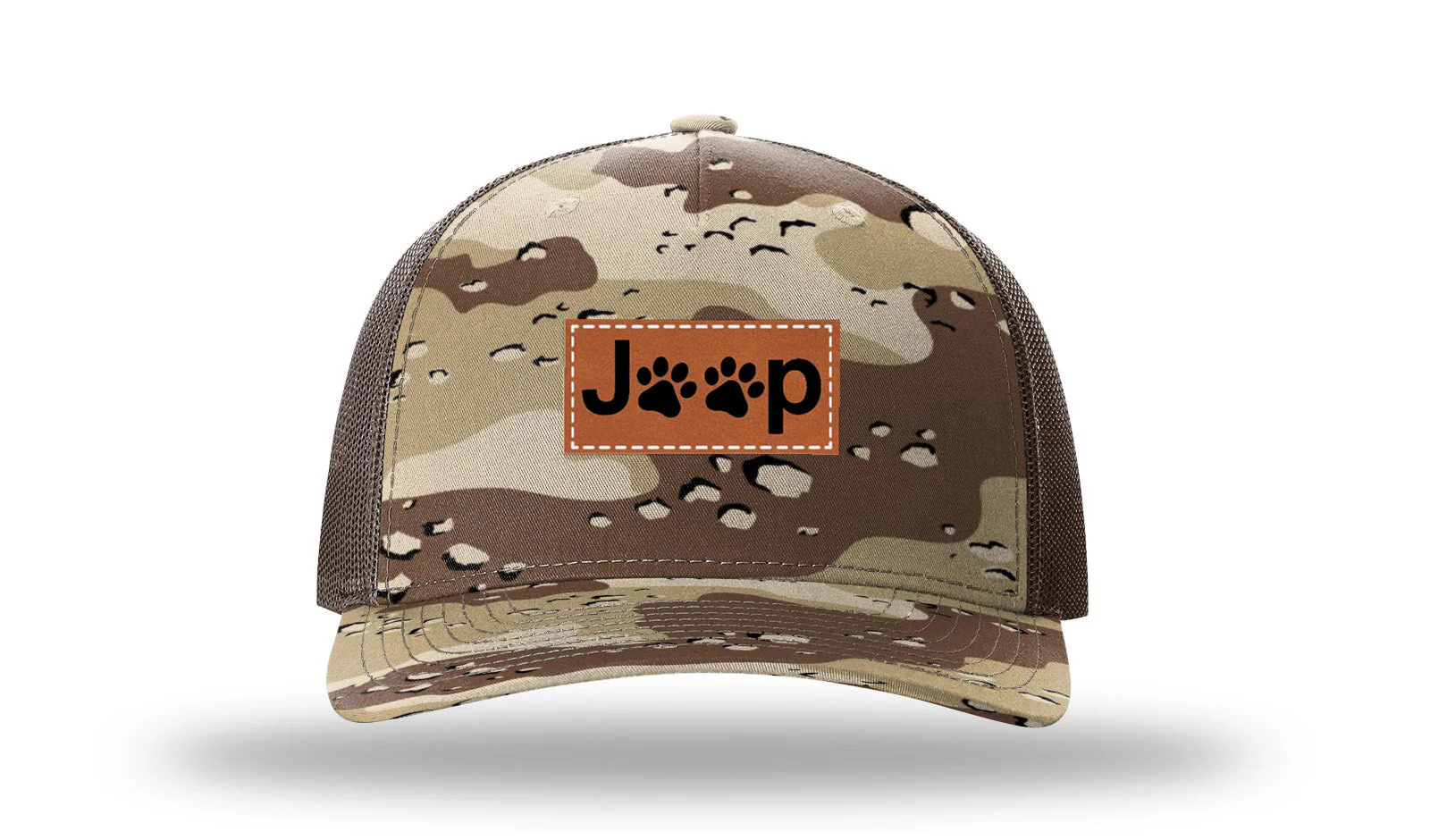 Jeep Paws Leather Patch Richardson 112PFP Hat - Image 5