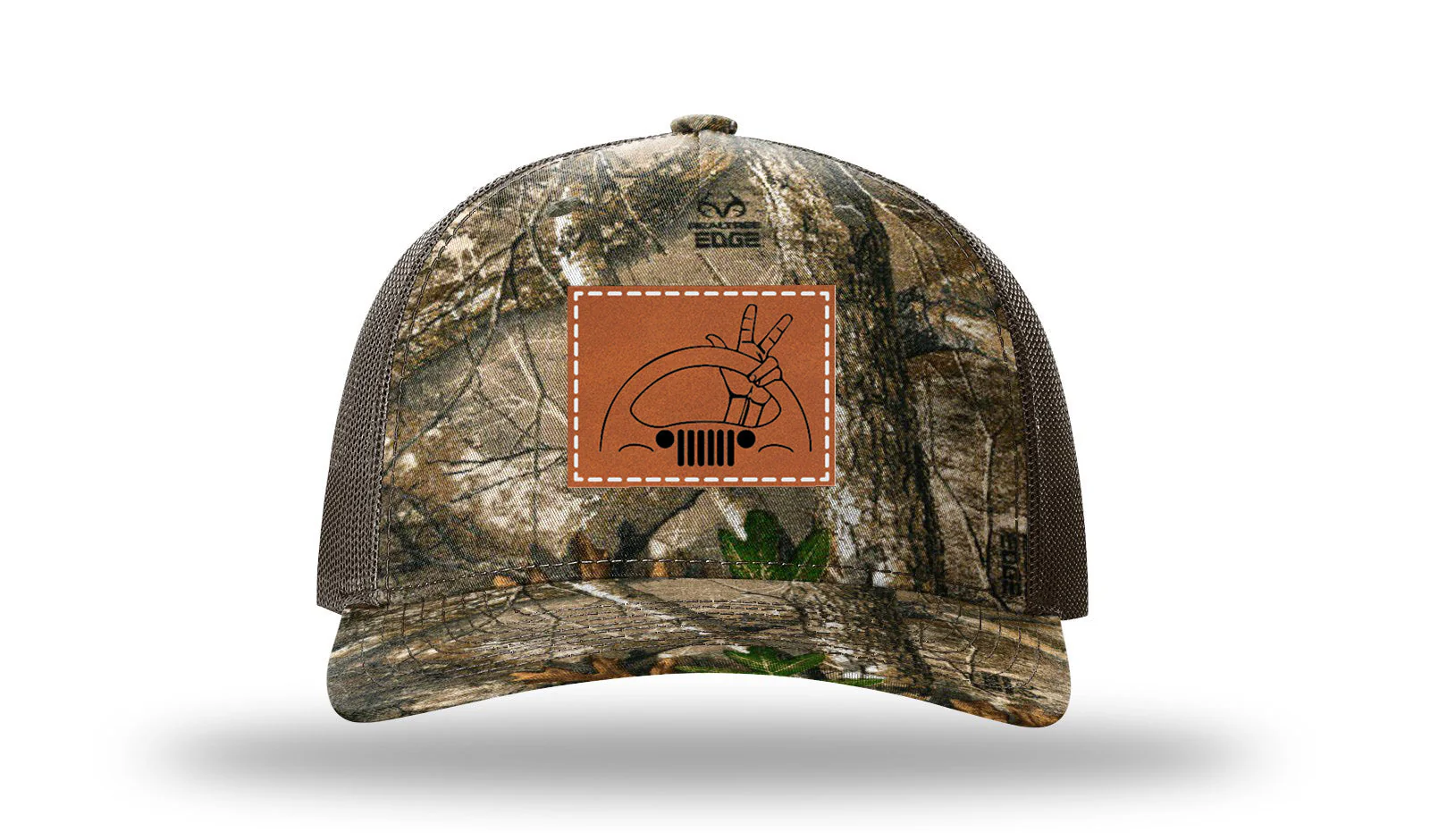 Jeep Wave 2 Leather Patch Richardson 112PFP Hat - Image 13