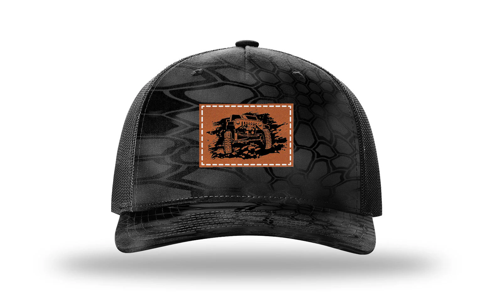 JK Crawler Leather Patch Richardson 112PFP Hat - Image 10