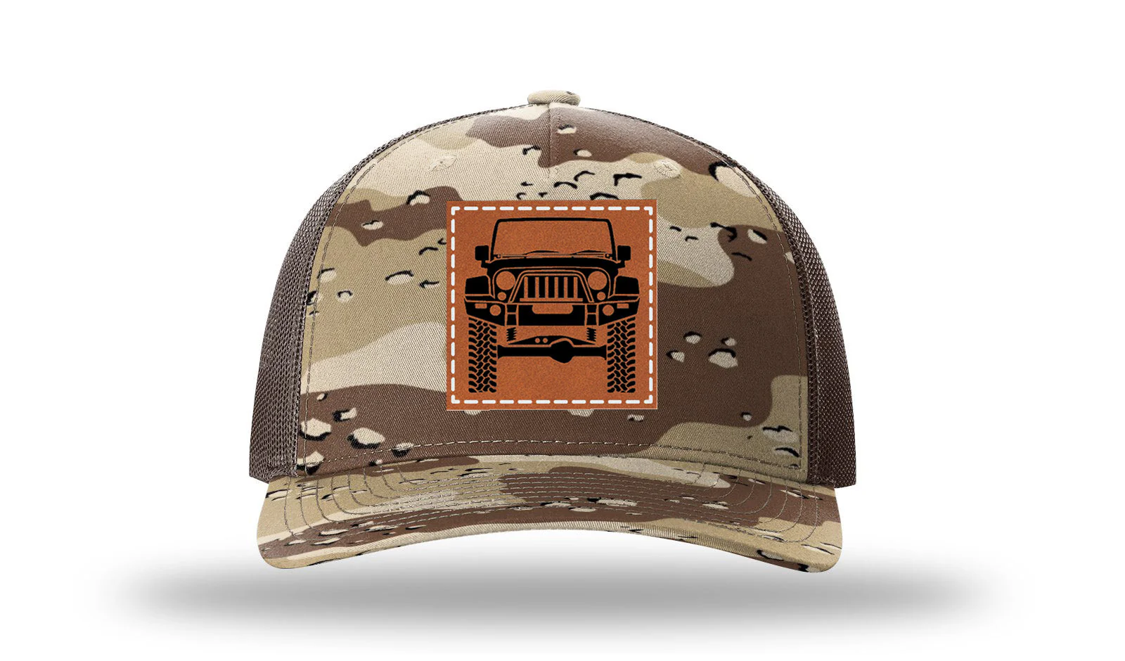Jeep JK Leather Patch Richardson 112PFP Hat - Image 5