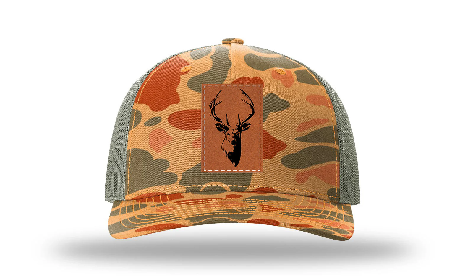 Buck Leather Patch Richardson 112PFP Hat - Image 17