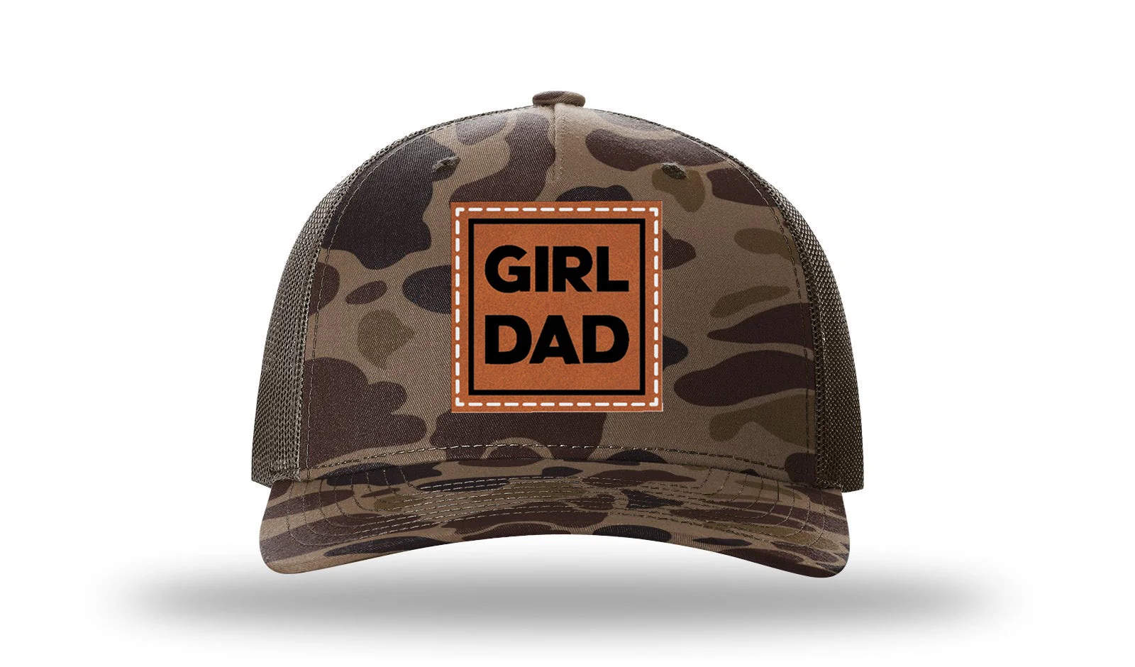 Girl Dad Leather Patch Richardson 112PFP Hat - Image 2