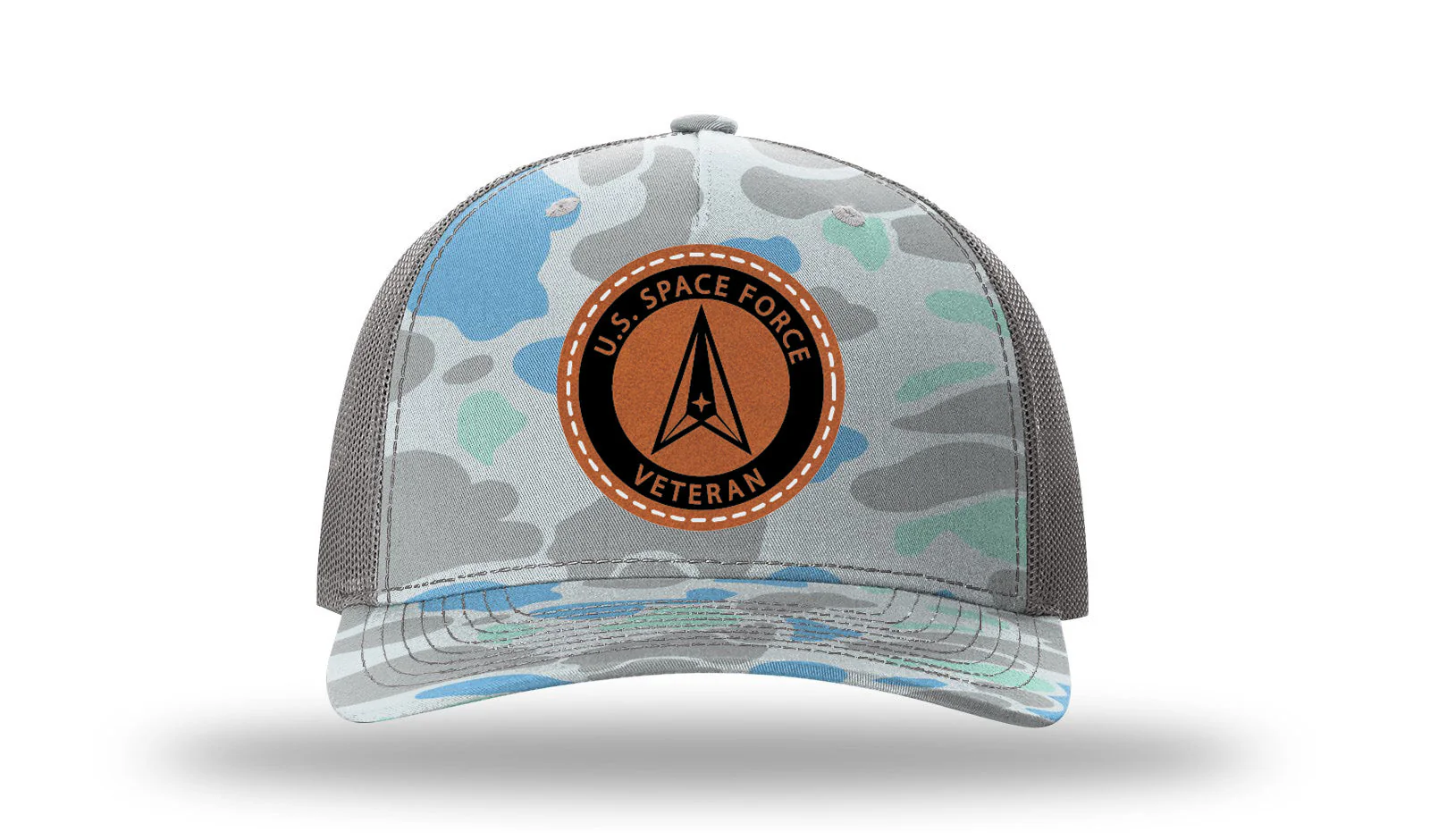 Space Force Veteran Leather Patch Richardson 112PFP Hat - Image 16