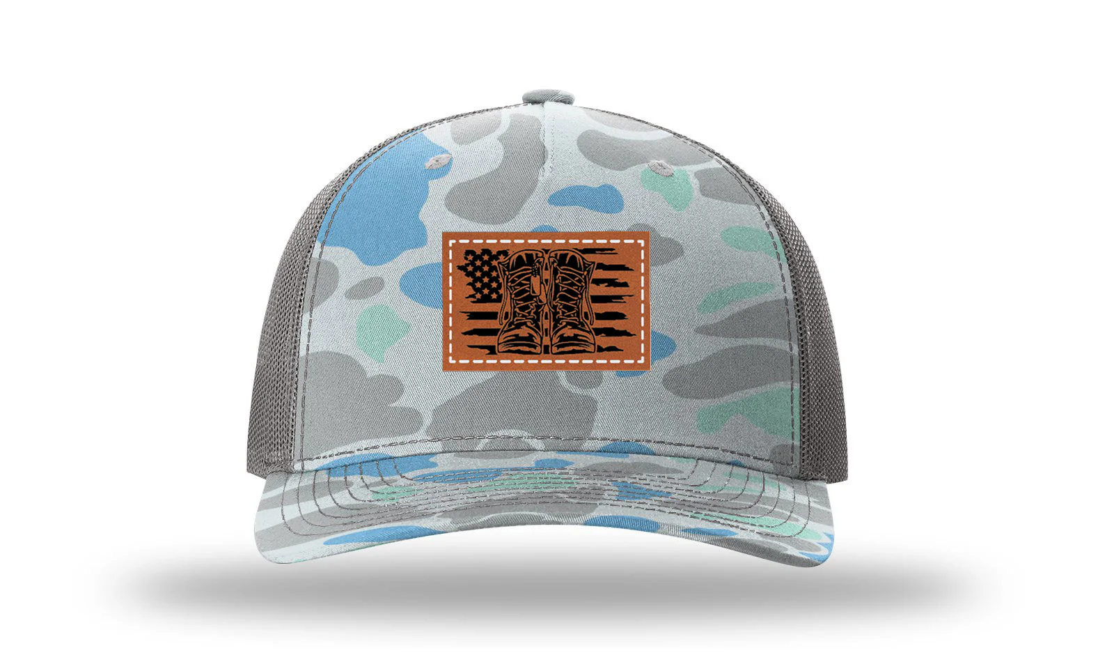 Flag Boots Leather Patch Richardson 112PFP Hat - Image 16